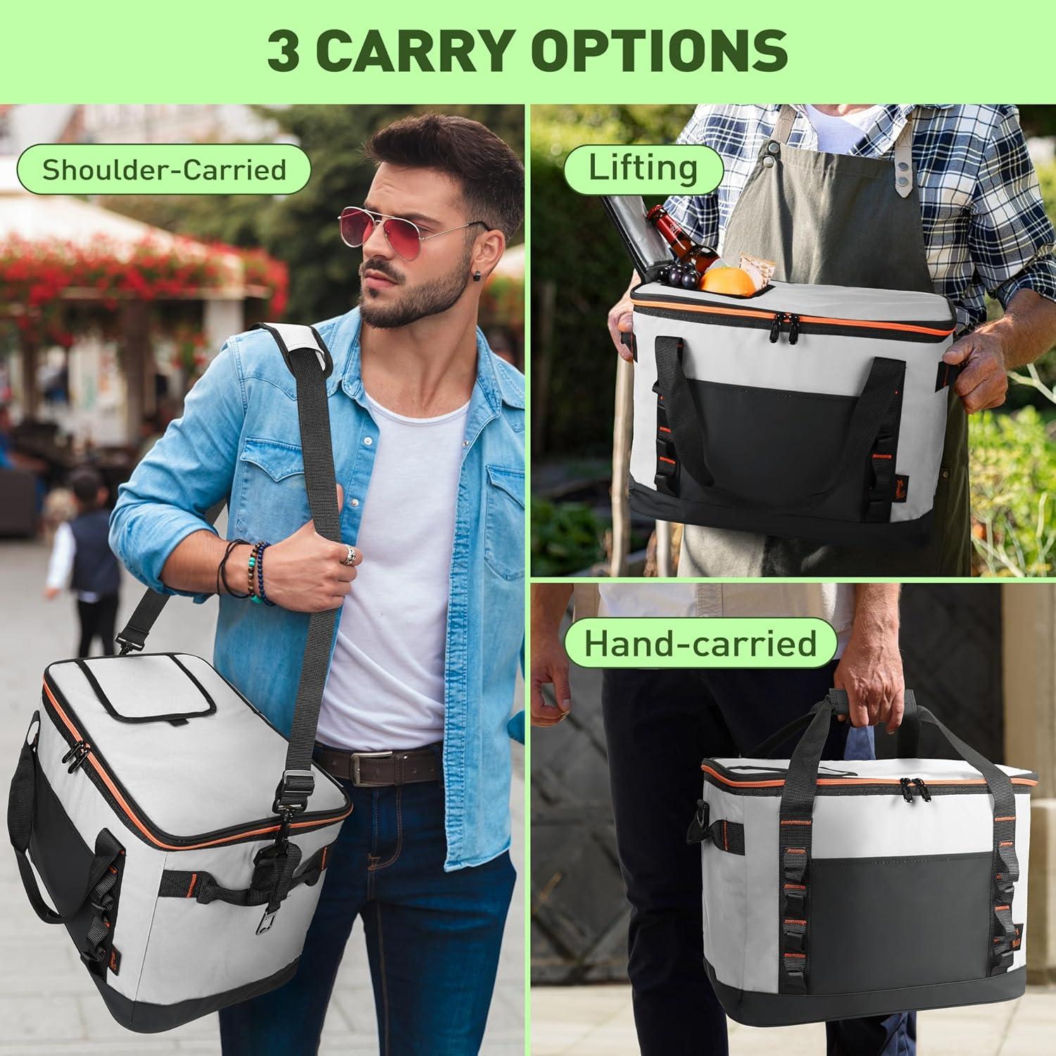 Bolsa Térmica Grande Tirrinia 48 Latas Aislada Impermeable