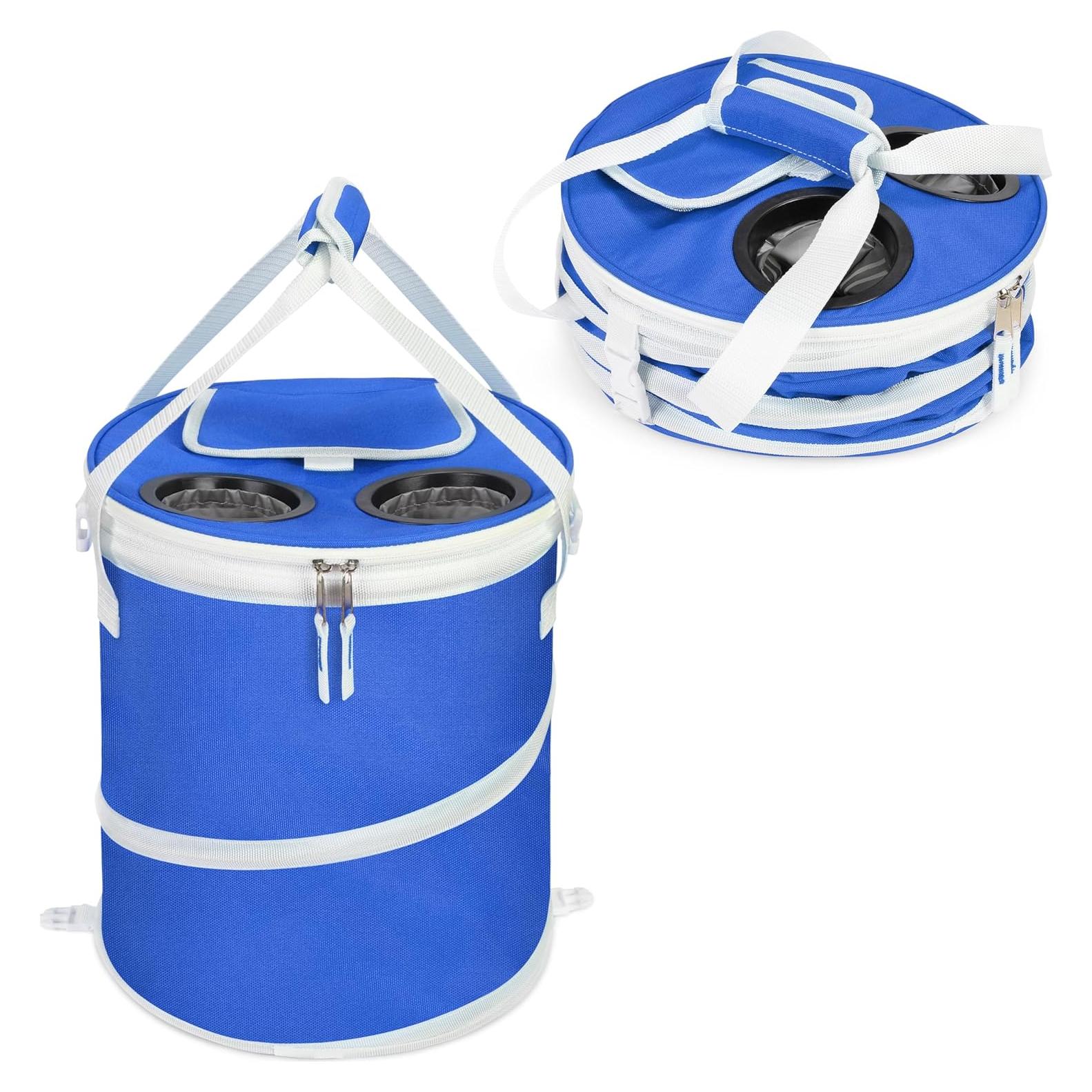 Bolsa de Enfriamiento Plegable Tirrinia 38L Azul para Camping