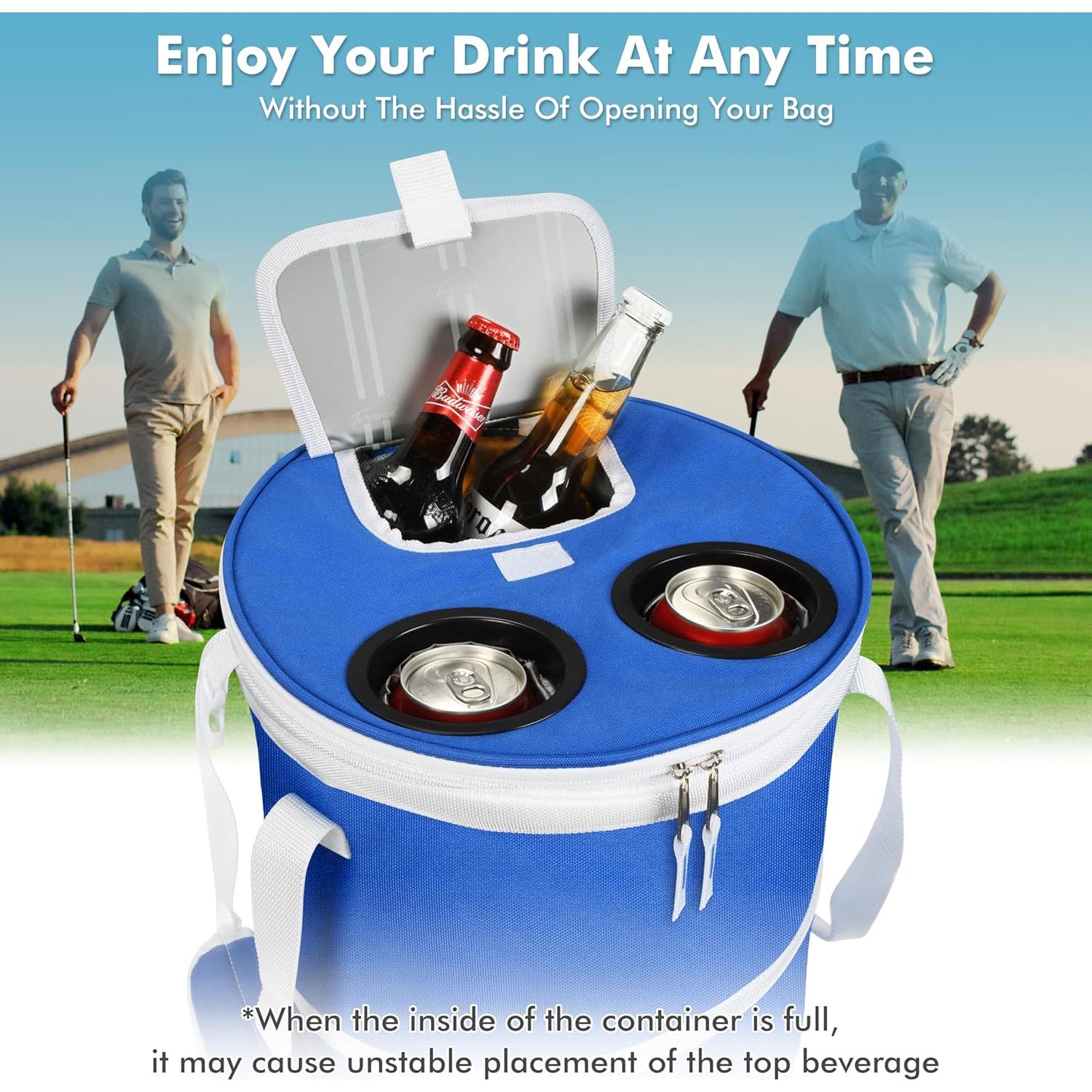 Bolsa de Enfriamiento Plegable Tirrinia 38L Azul para Camping