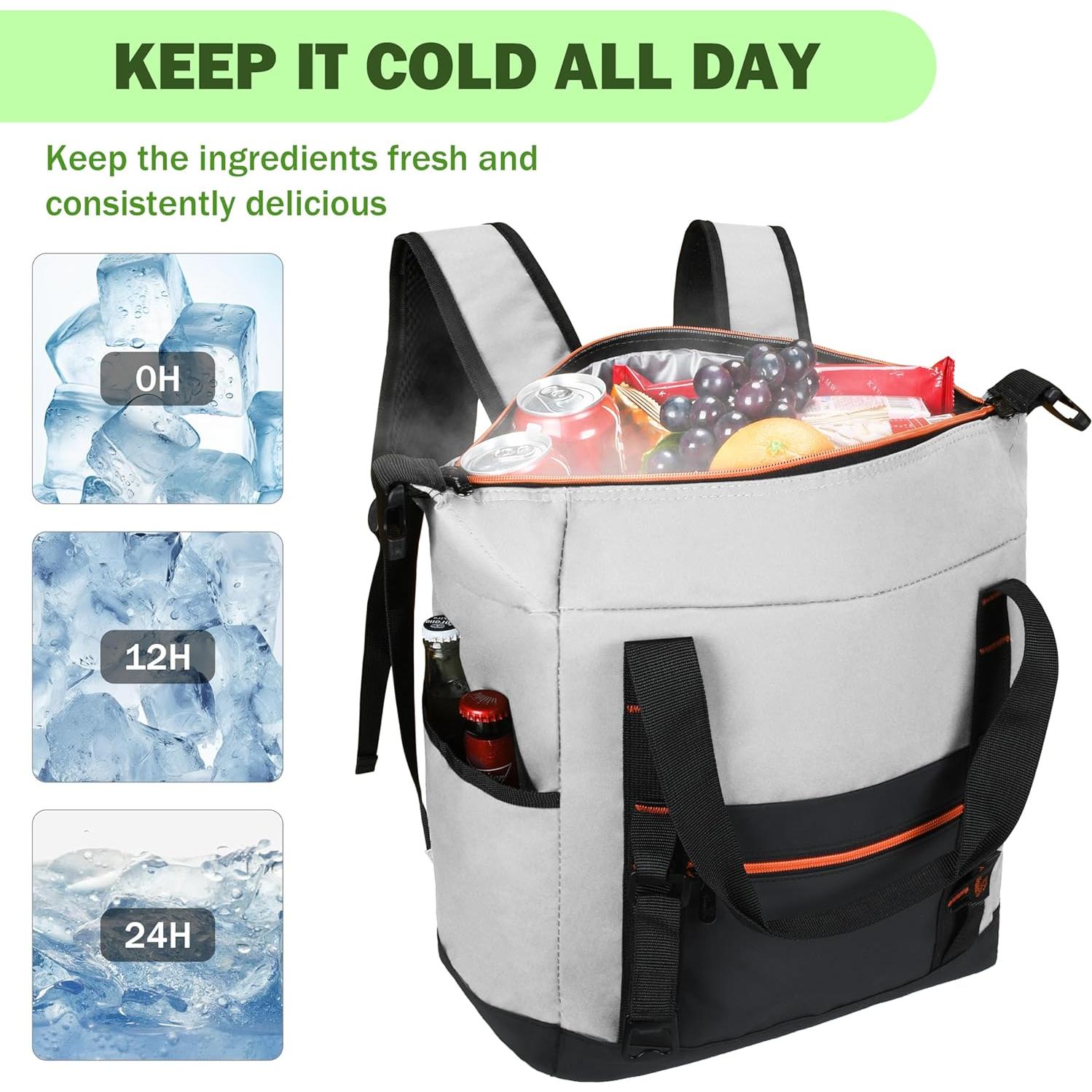 Mochila Enfriadora Tirrinia 36 Latas Aislada Impermeable