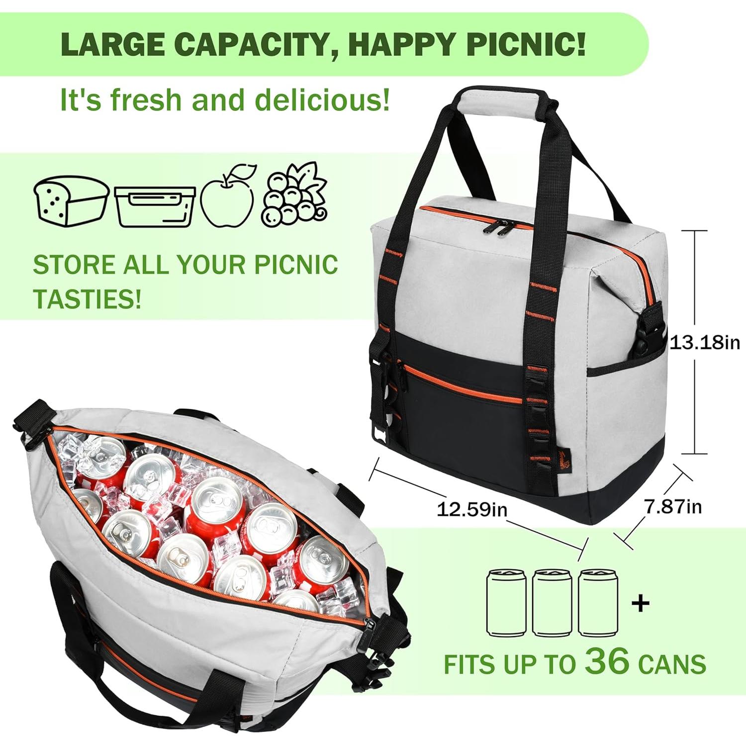 Mochila Enfriadora Tirrinia 36 Latas Aislada Impermeable