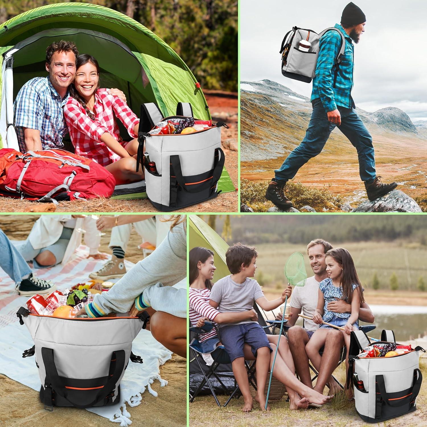 Mochila Enfriadora Tirrinia 36 Latas Aislada Impermeable