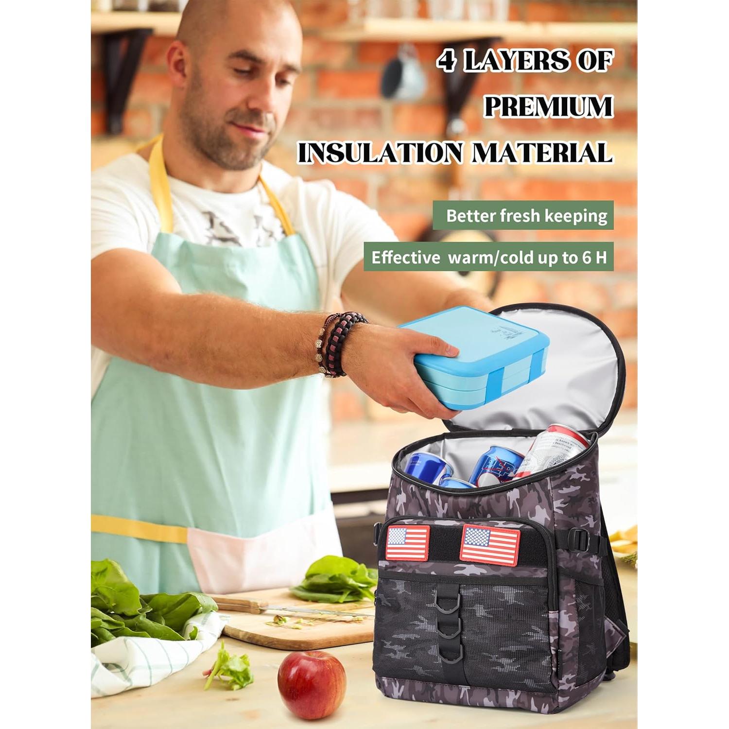 Mochila Enfriadora JOYHILL 25L Aislada para Camping y Playa