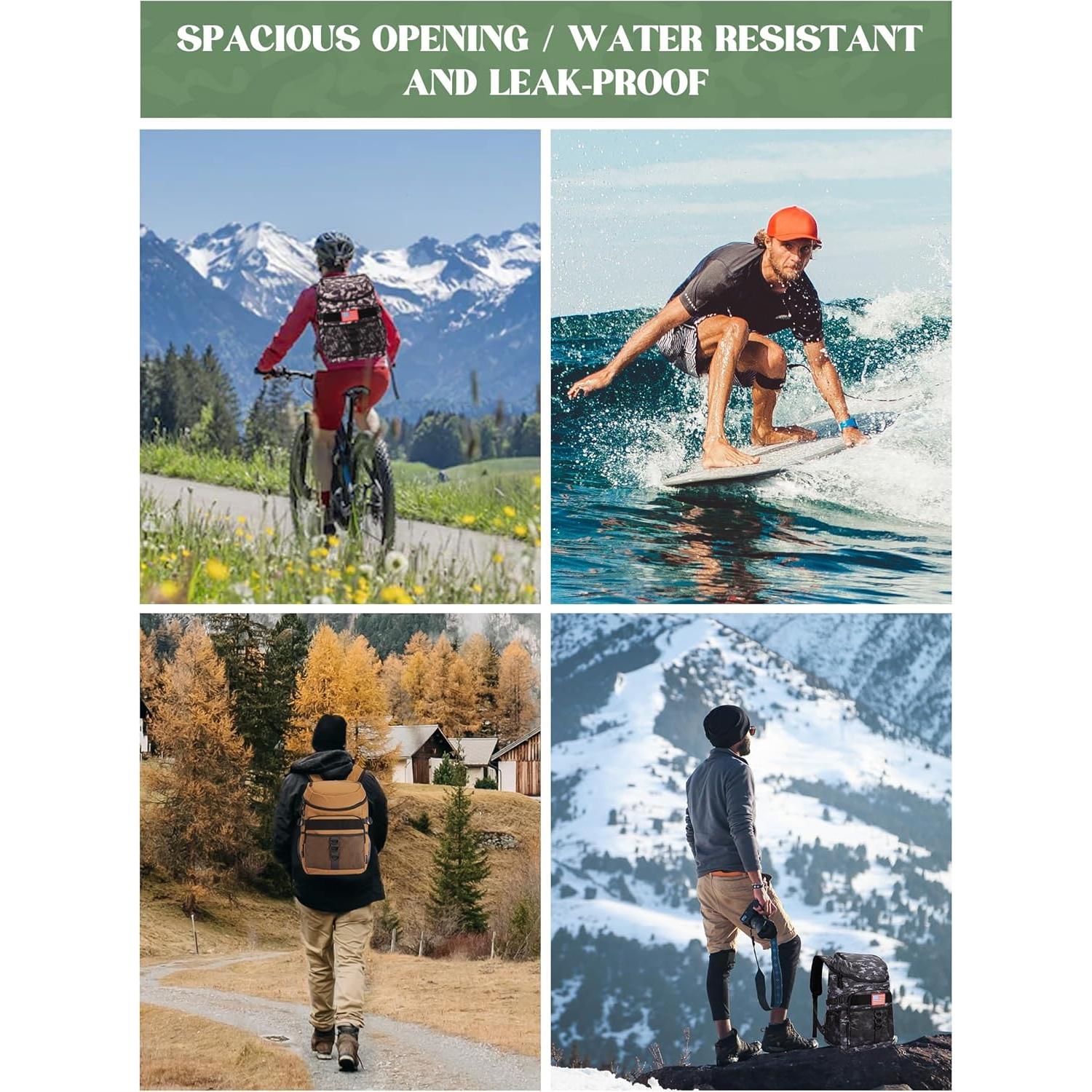 Mochila Enfriadora JOYHILL 25L Aislada para Camping y Playa