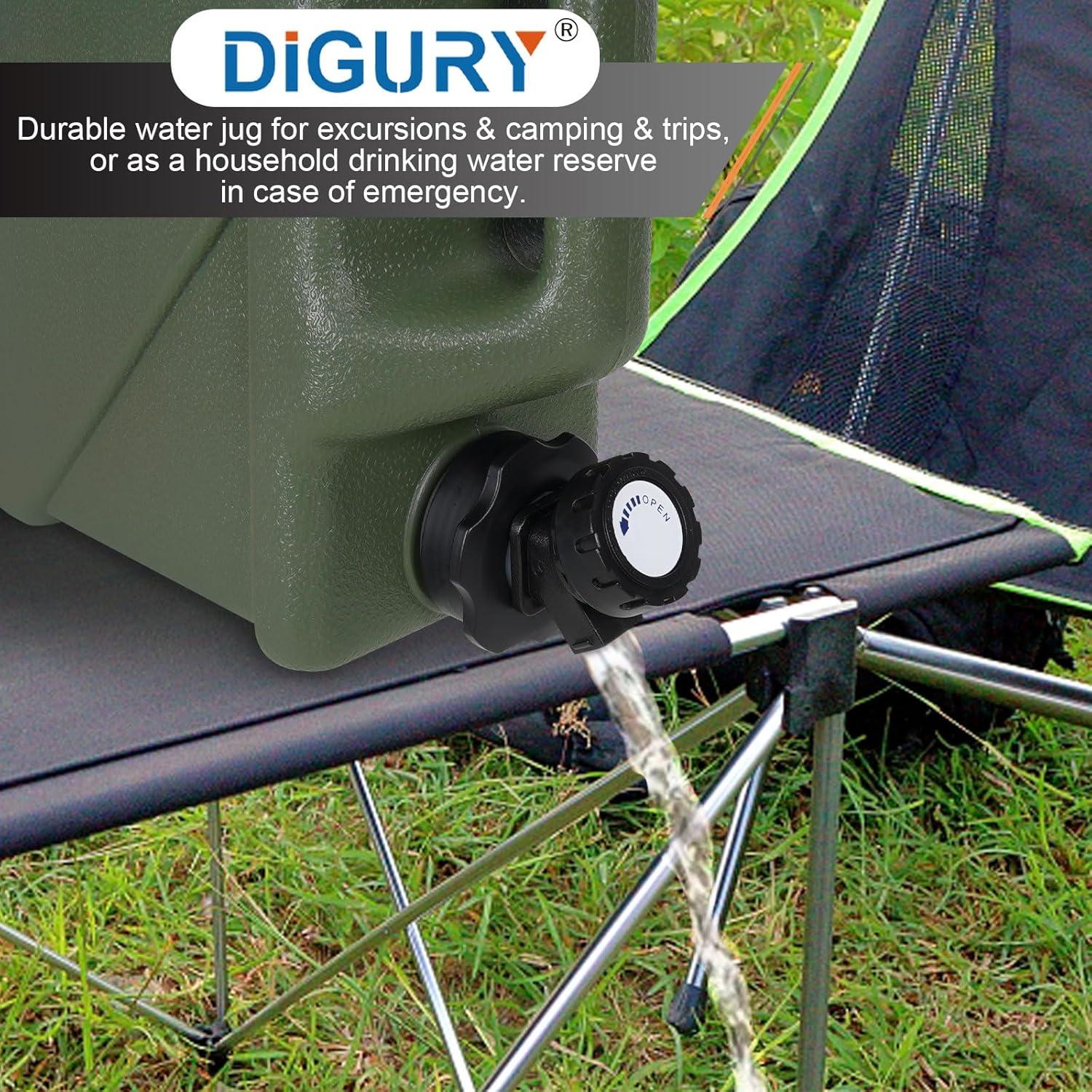 Jarra de Agua 9.8L Digury con Grifo y Tapa a Prueba de Fugas