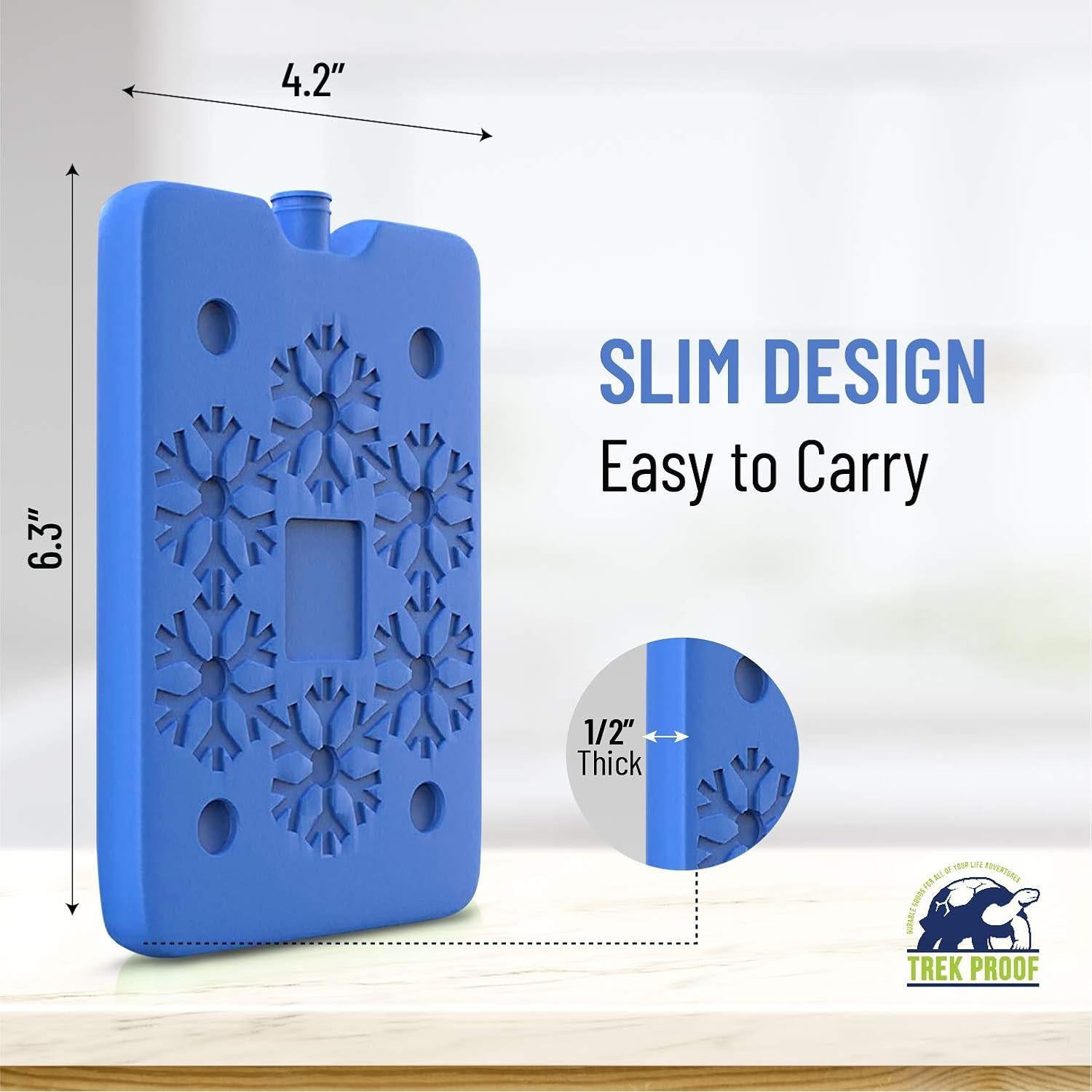 Paquete de Hielo Reutilizable TrekProof - 4 Unidades 400ml