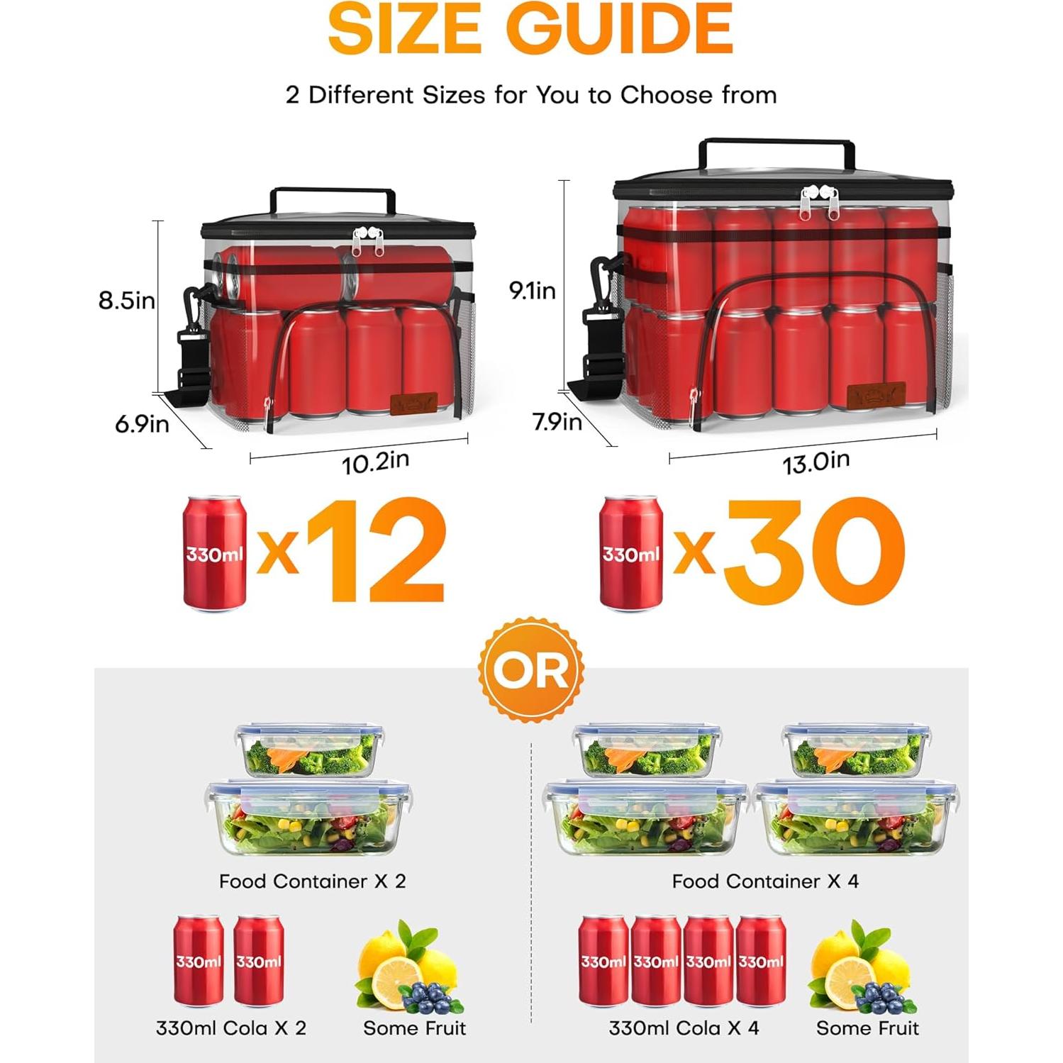 Caja de Almuerzo Aislada HOTOR Negra 8.5L 4 Compartimentos