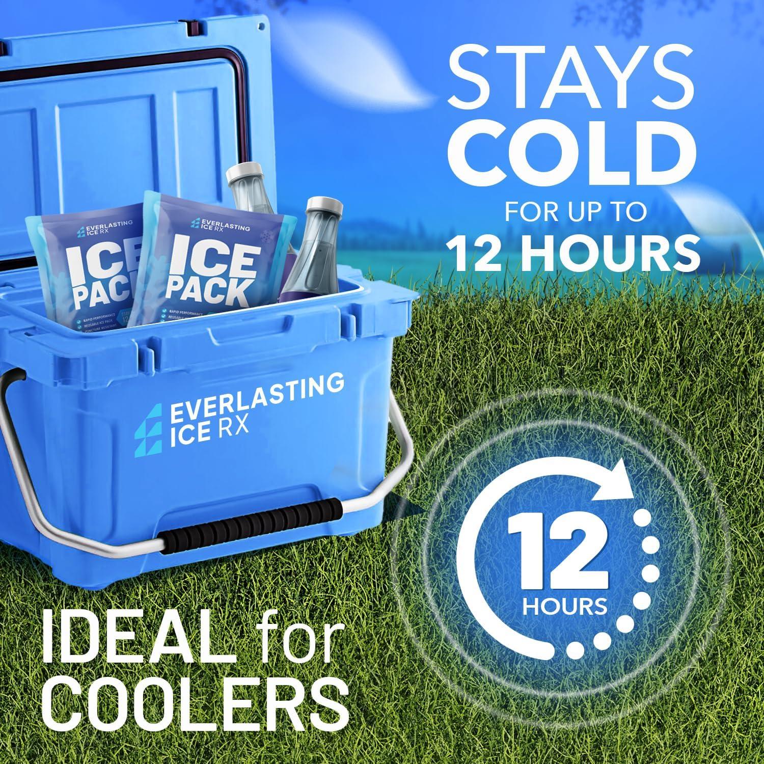 Paquete de Hielo Reutilizable Everlasting Ice RX 600g - 4 Unidades