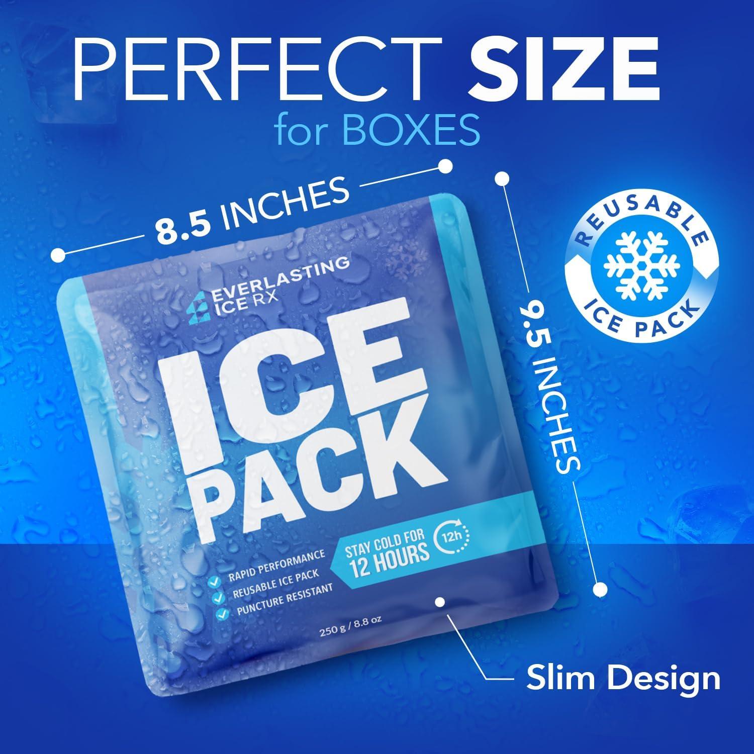 Paquete de Hielo Reutilizable Everlasting Ice RX 600g - 4 Unidades