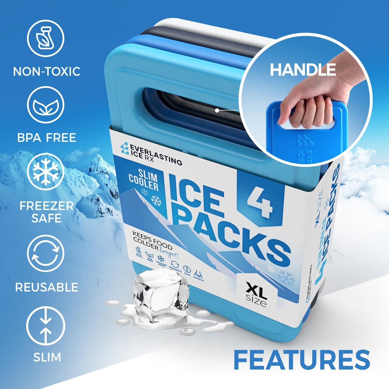 Paquete de Hielo Reutilizable Everlasting Ice RX - 4 Piezas