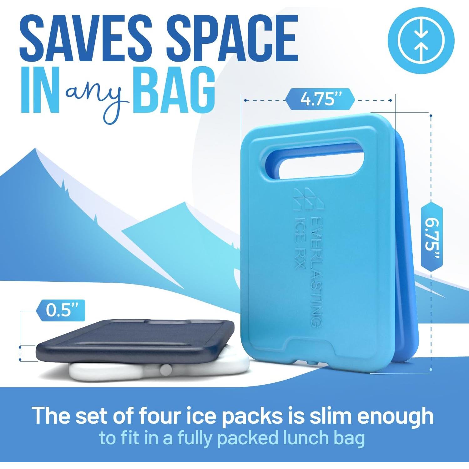 Paquete de Hielo Reutilizable Everlasting Ice RX - 4 Piezas