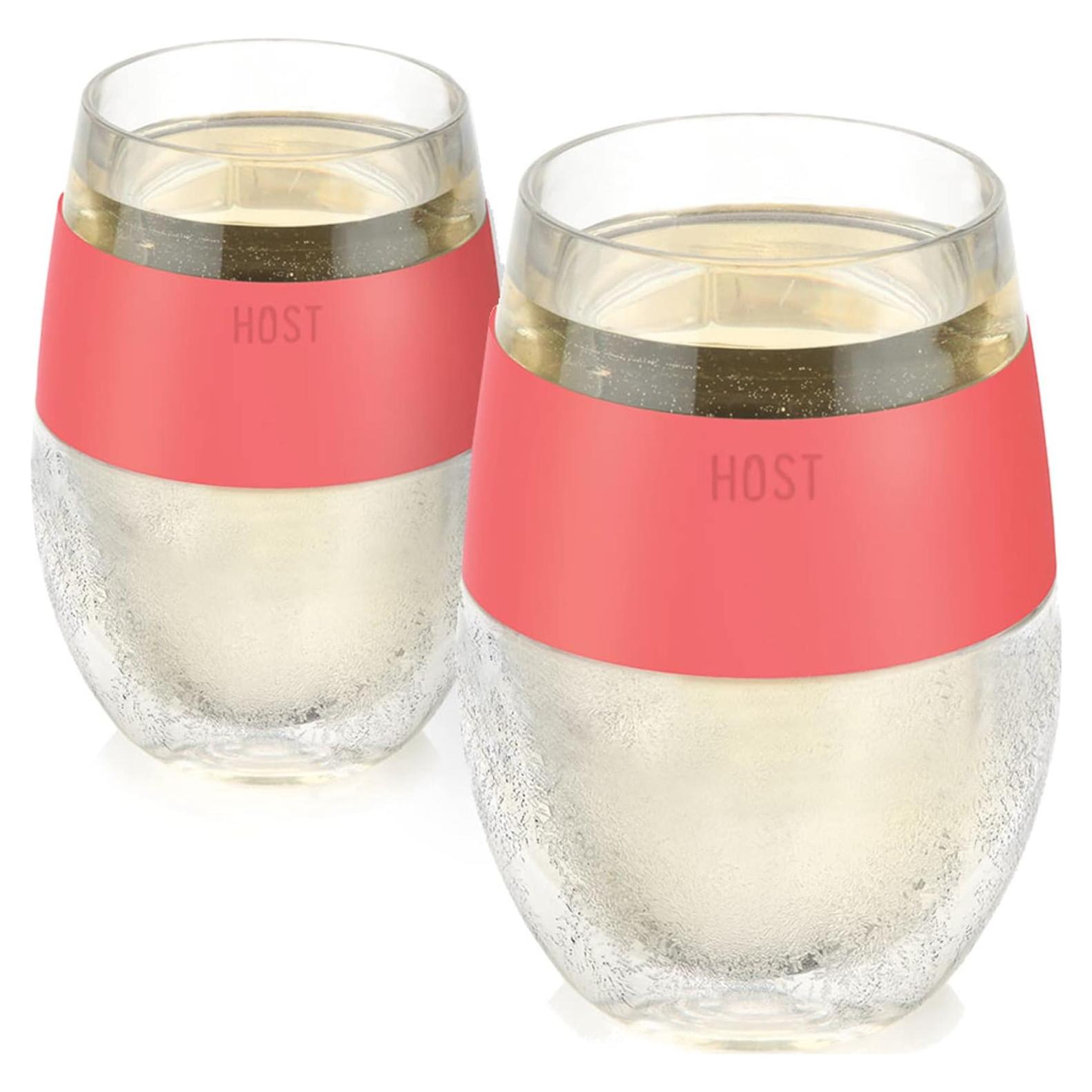 Conjunto de 2 Copas de Vino Aisladas Host Coral 250 ml