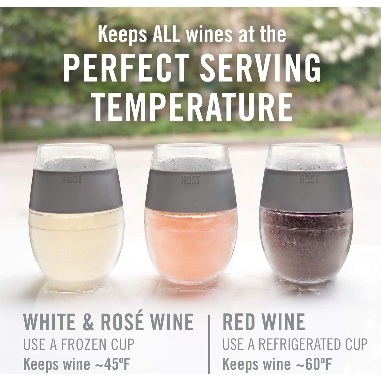 Conjunto de 2 Copas de Vino Aisladas Host Coral 250 ml