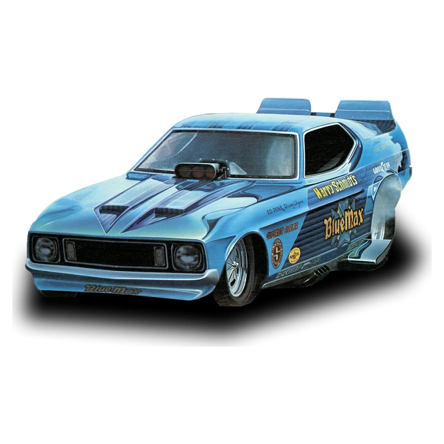 Kit de Modelo Funny Car Mustang Blue Max 1:25 Detallado