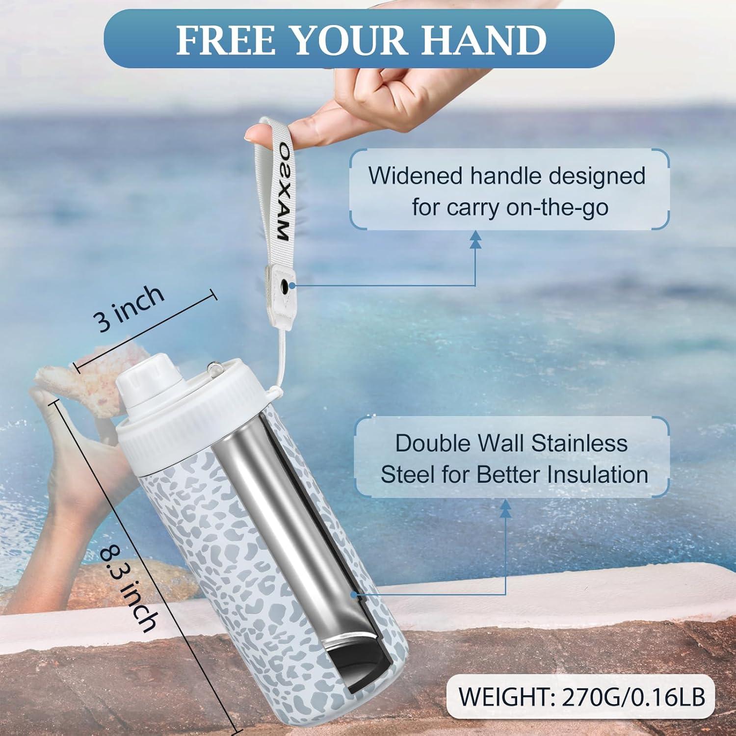 Enfriador de Latas MAXSO 4-en-1 Acero Inoxidable Leopardo