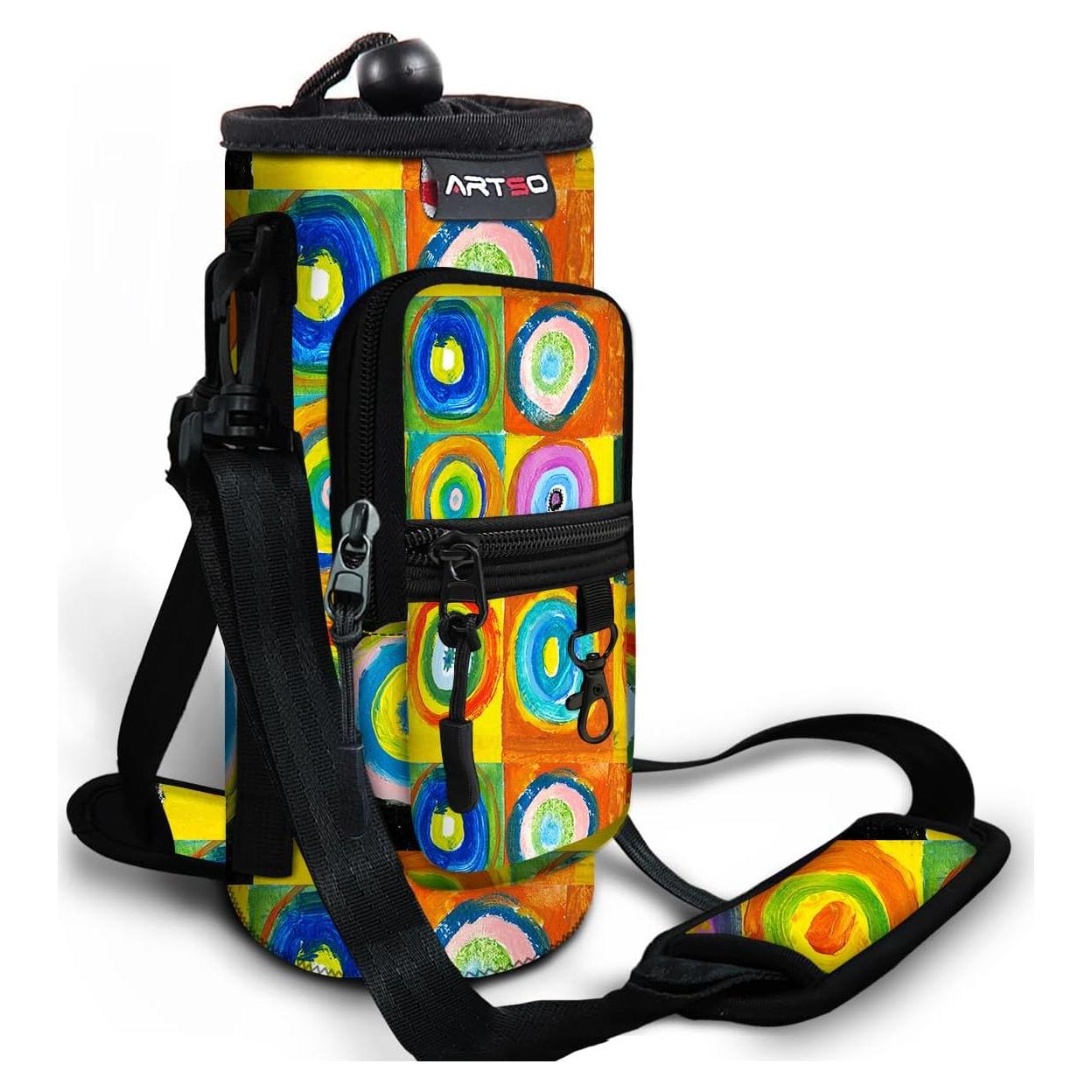 Bolsa Portabotellas ARTSO Neopreno 32oz con Bolsillo