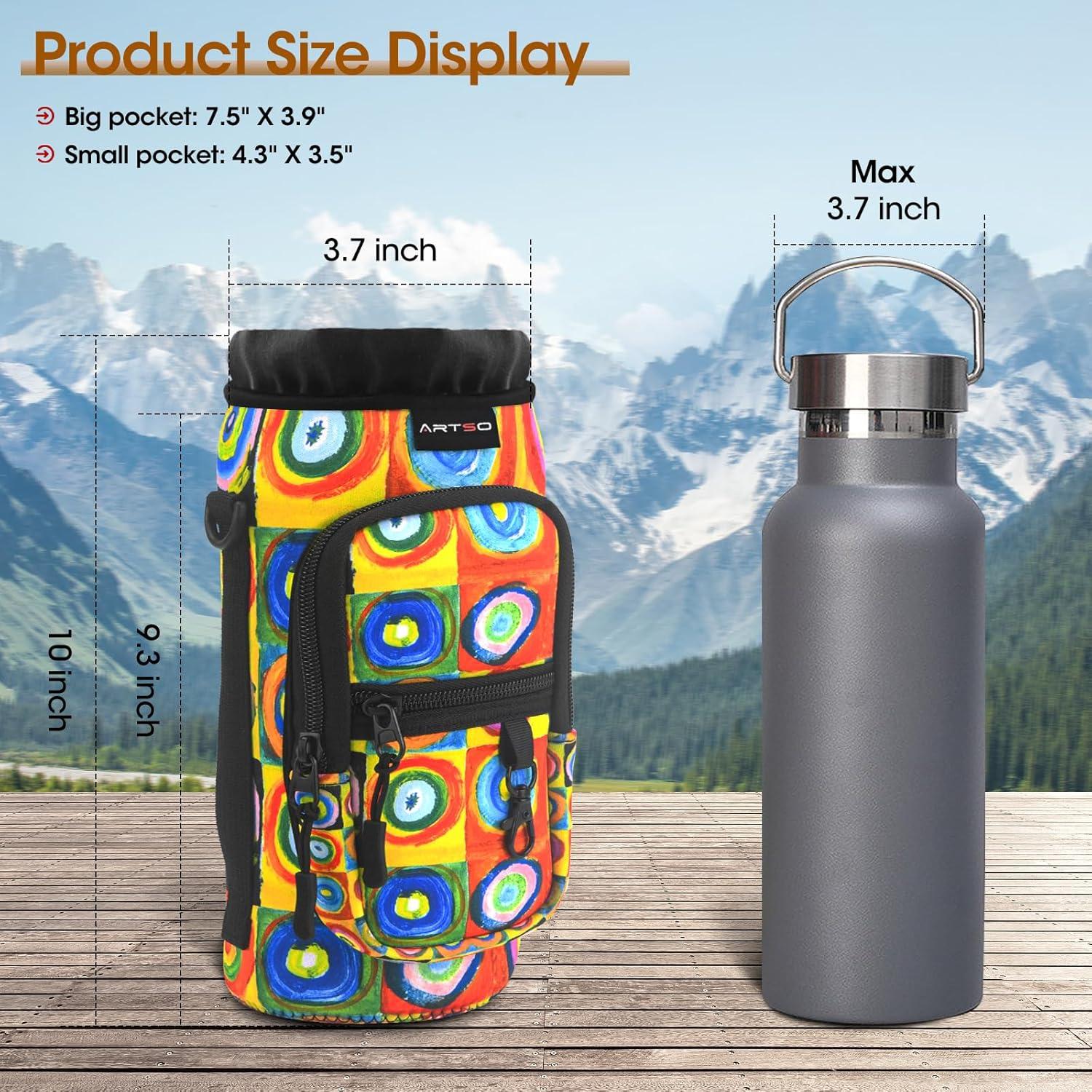 Bolsa Portabotellas ARTSO Neopreno 32oz con Bolsillo