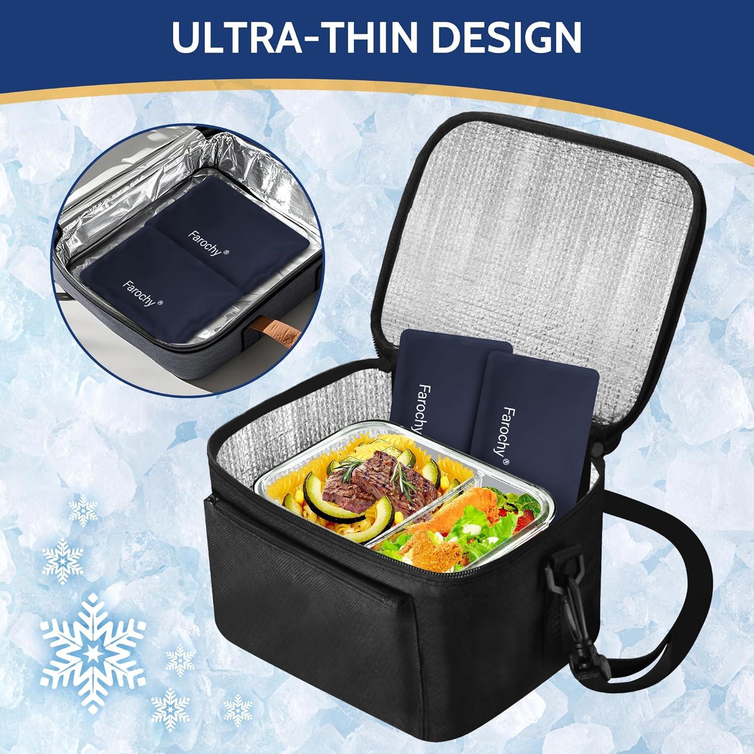 Paquetes de Hielo Reutilizables Farochy 2PCS 17x11cm Ecológicos