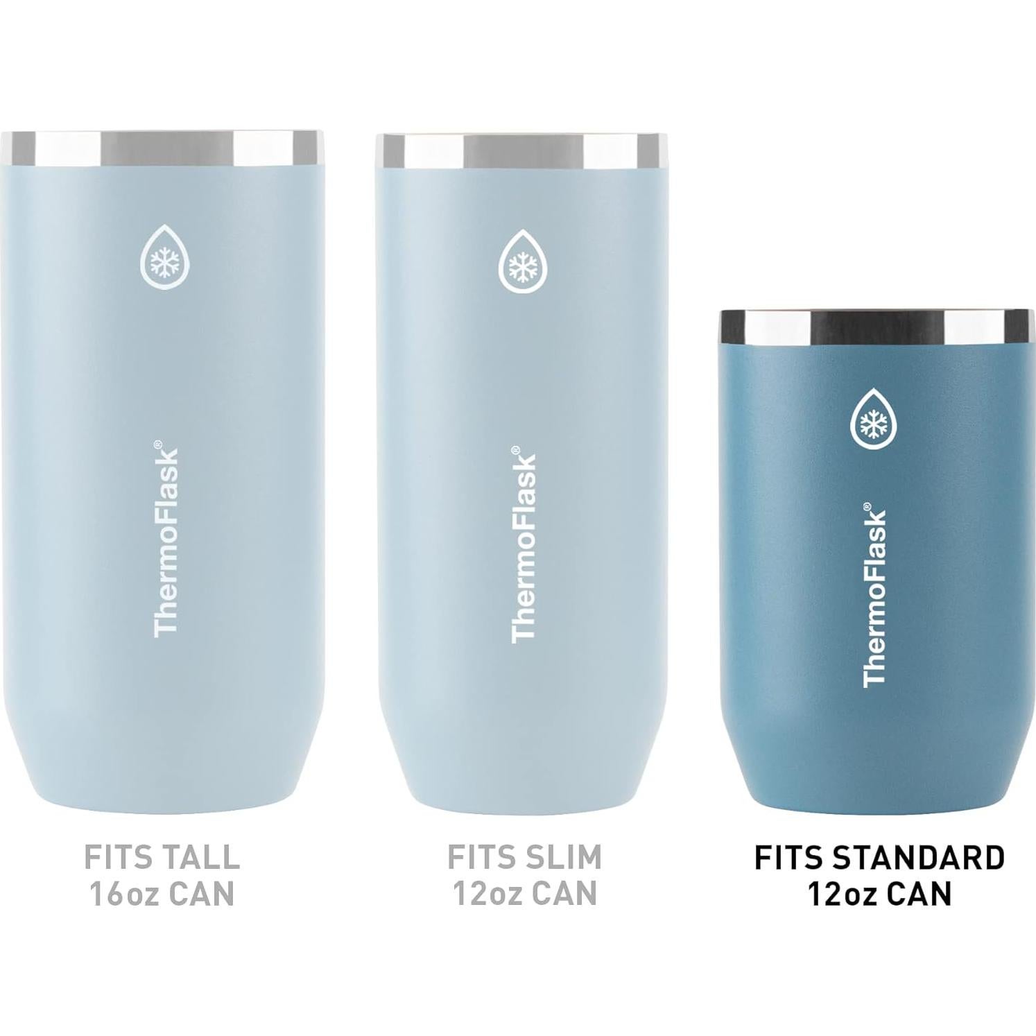 Enfriador de Latas ThermoFlask Estándar 355 ml Acero Inoxidable
