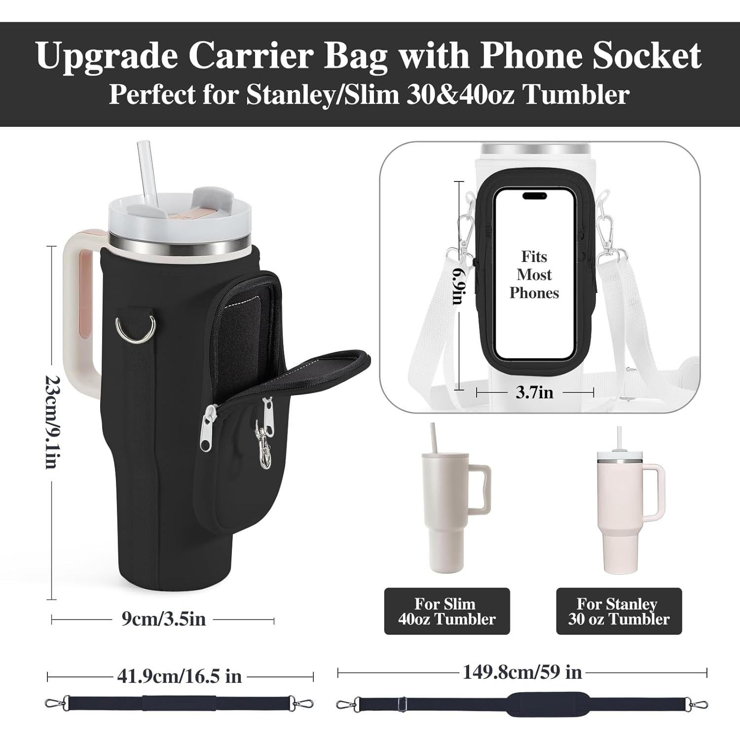 Bolsa Portabotellas Neopreno Linmaya para Stanley 30/40oz