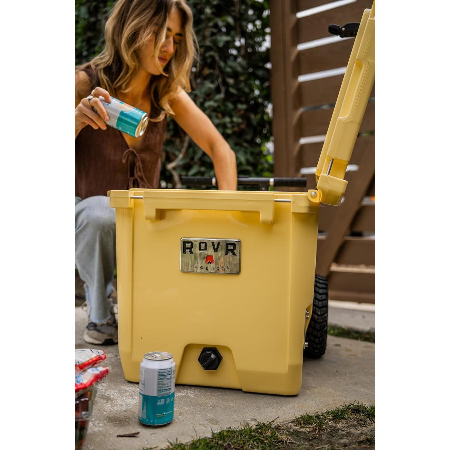 Cooler Duro RovR CoolR 25 - 23.66L, Aislado, Portátil