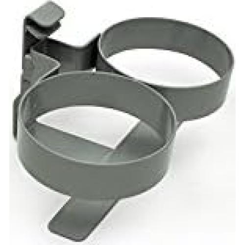 Soporte Doble para Tazas RovR - Acero Recubierto - Gris