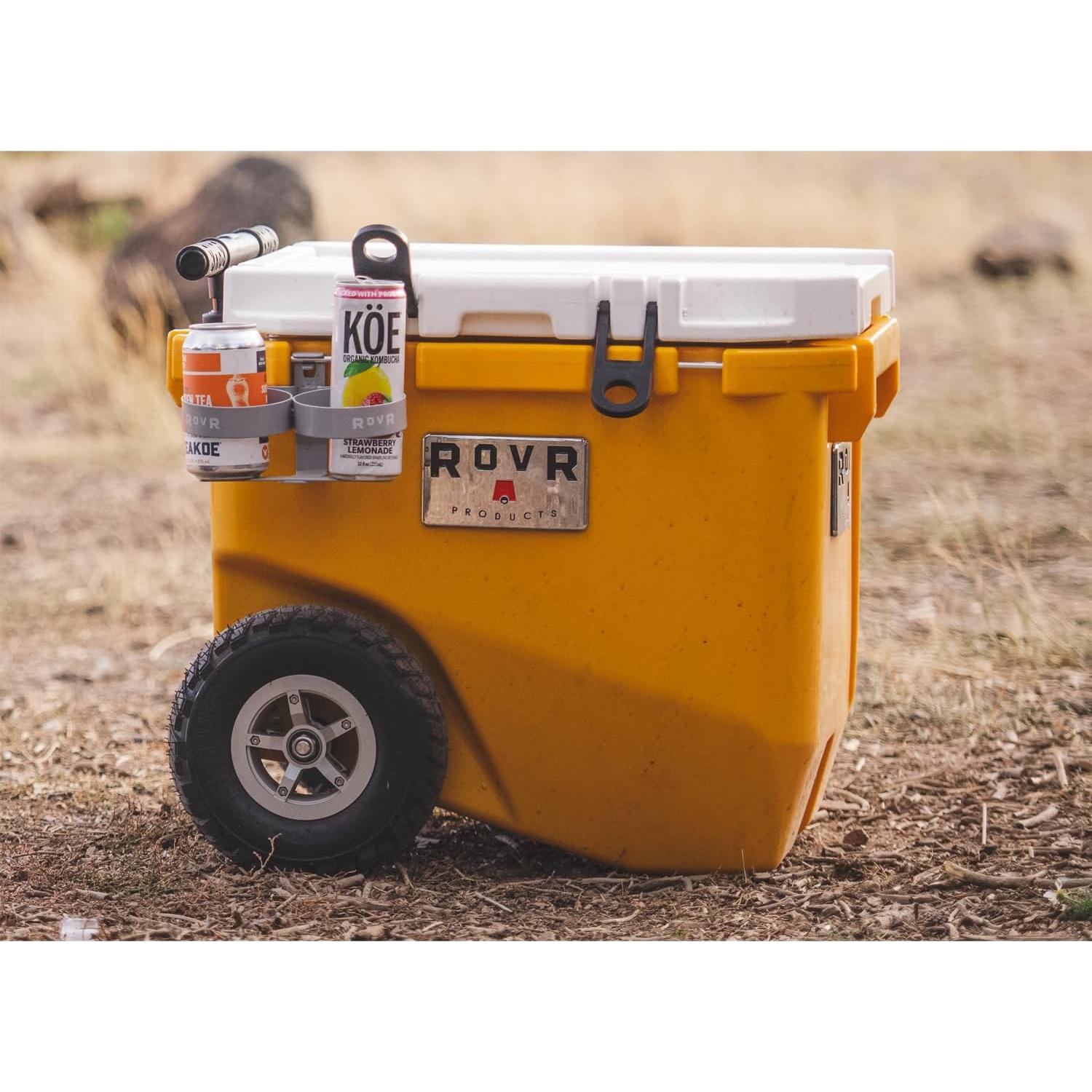 Soporte Doble para Tazas RovR - Acero Recubierto - Gris