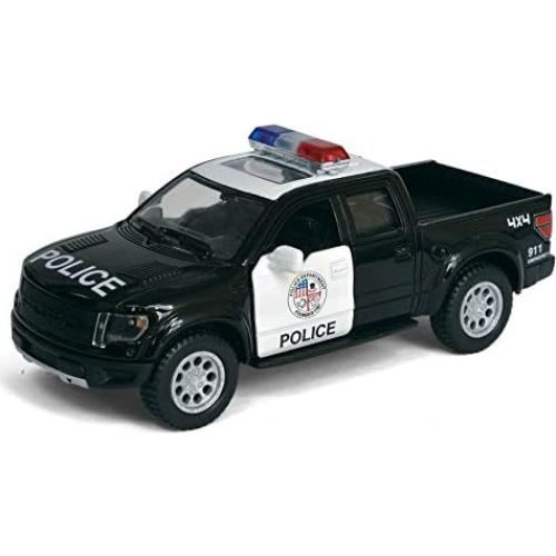 Camión Policial KiNSMART Ford F-150 Raptor 1:46 Metal