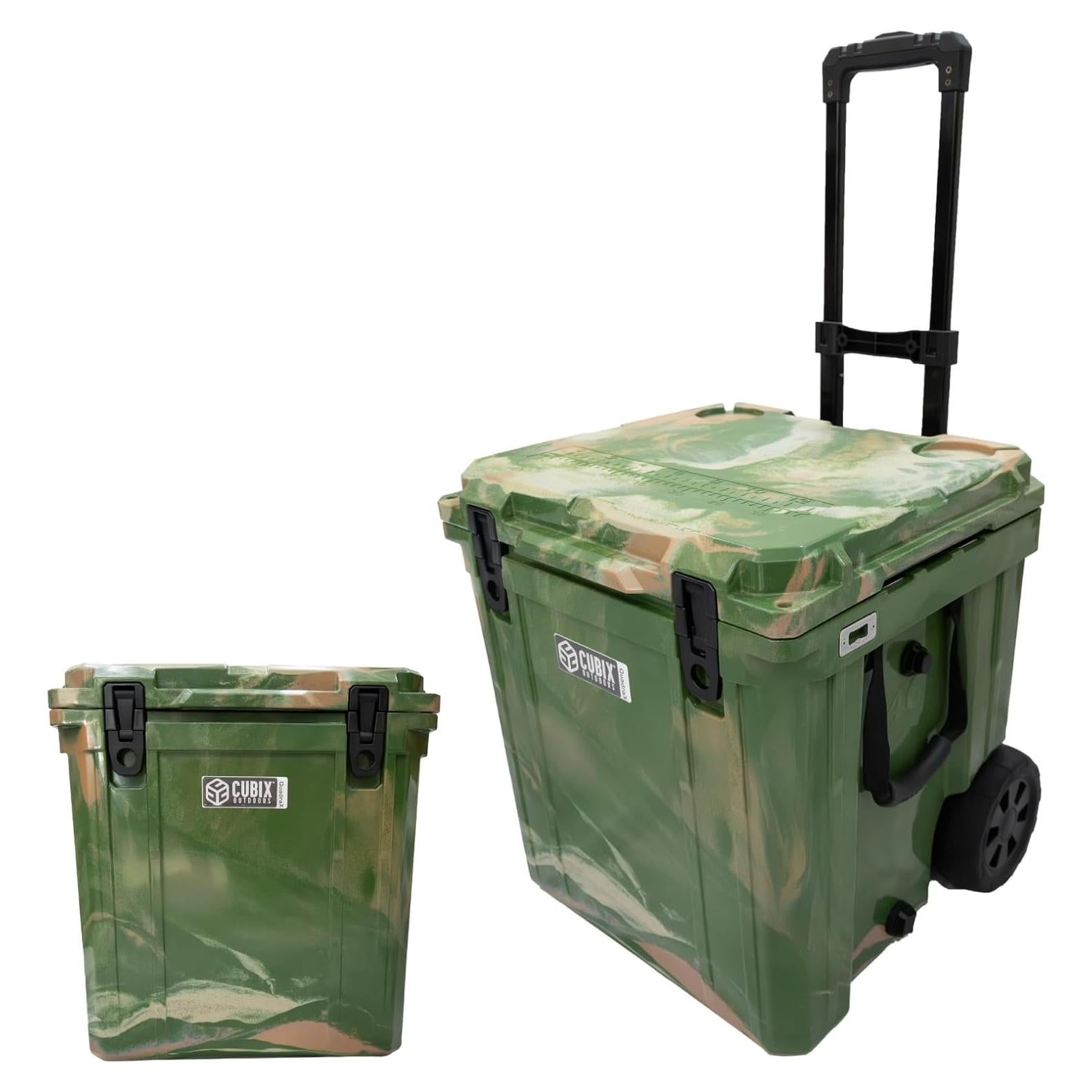 Enfriador Portátil QuadraX 46QT Cubix Outdoors Camo Cazador
