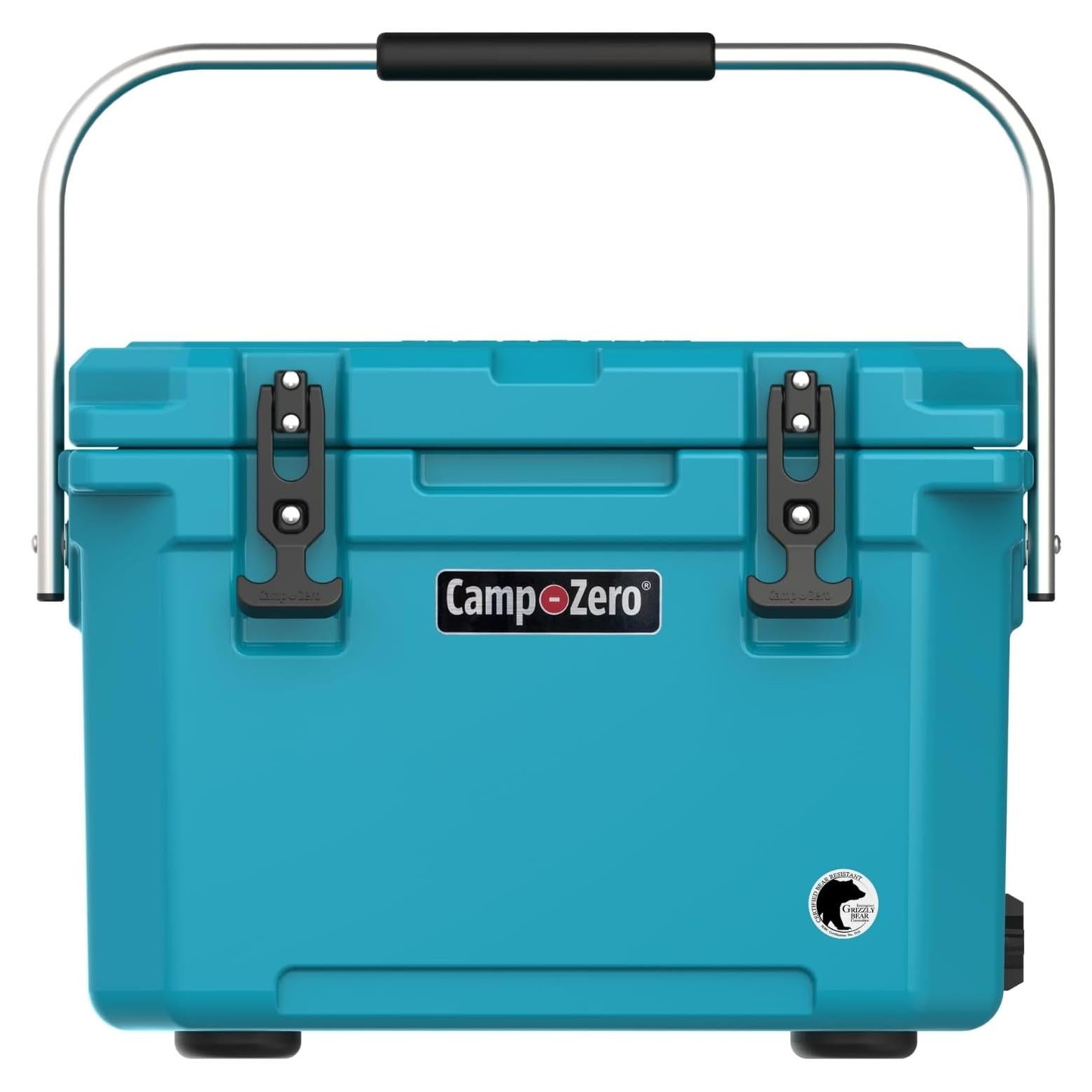 Enfriador Duro CAMP-ZERO 20L Azul con Portavasos Integrados