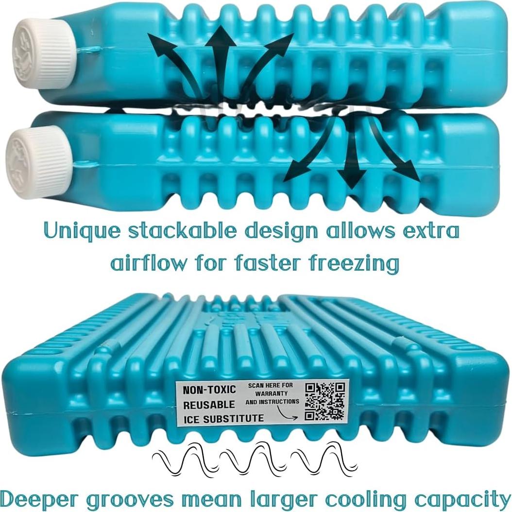 Paquete de Hielo Reutilizable GoCJ AZ Ice | 2 Unidades 1.81kg