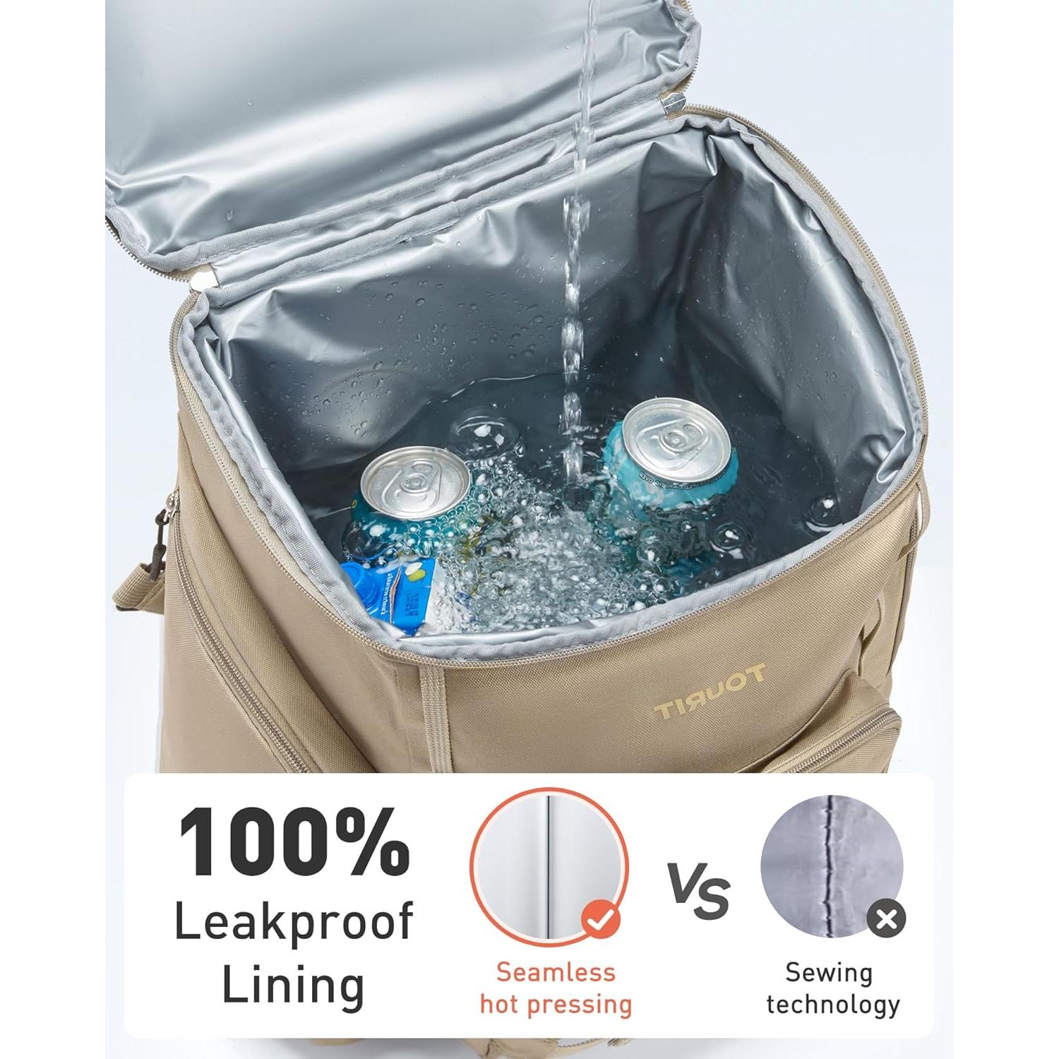 Mochila Enfriadora TOURIT con Ruedas 22L Impermeable