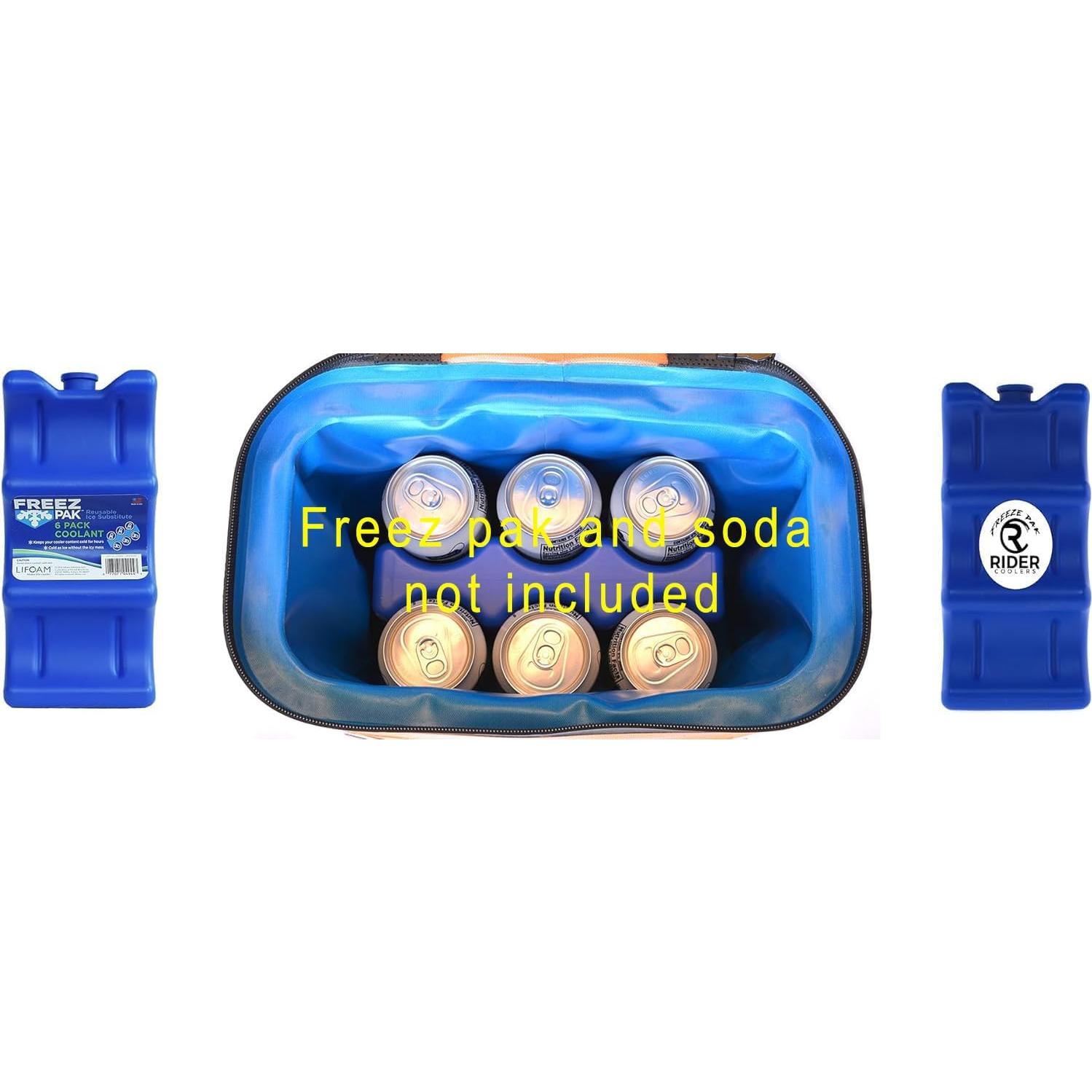 Neveras Blandas Rider Coolers 101 para Jet Ski - Gris - 7.57L