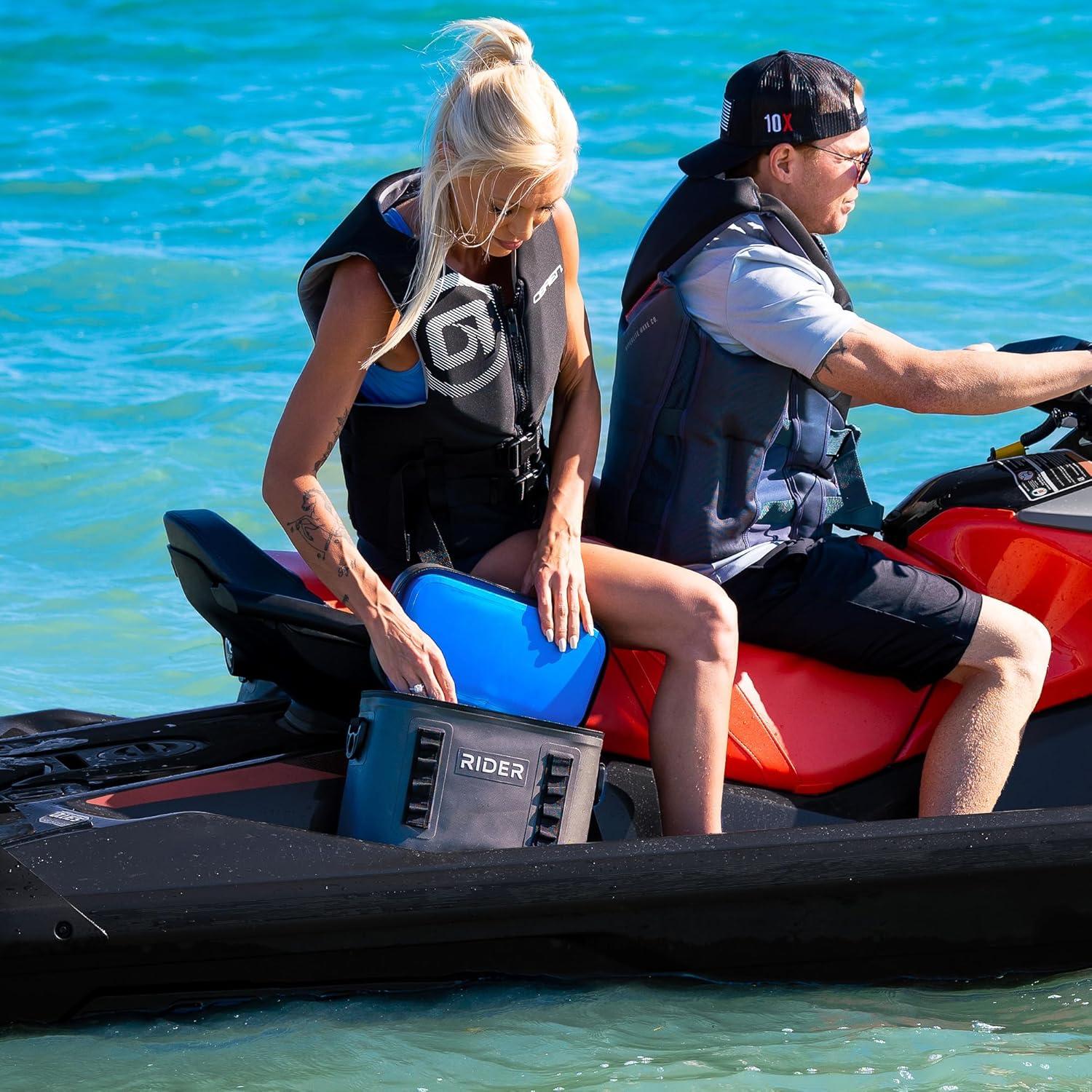 Neveras Blandas Rider Coolers 101 para Jet Ski - Gris - 7.57L