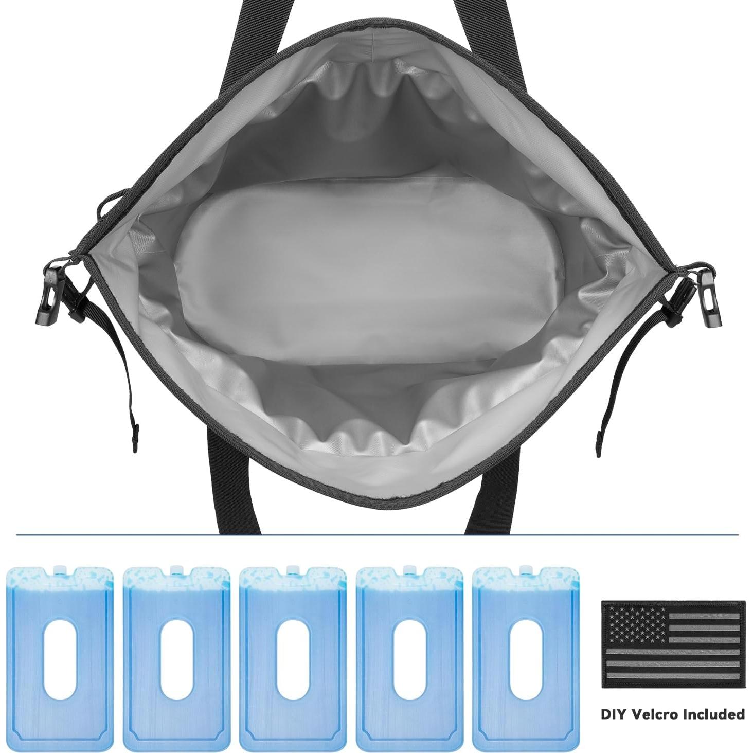 Bolsa Térmica Aislada Vogano 40 Latas Impermeable 30L