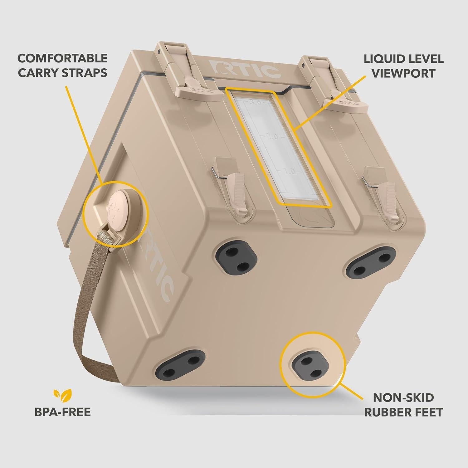 Enfriador de Agua RTIC Halftime 11.36L 2 Grifos Portátil