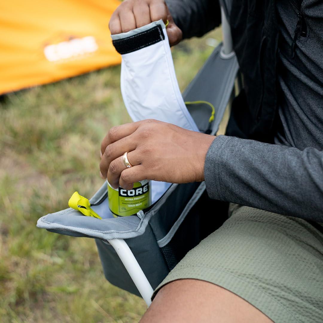 Silla Plegable CORE con Enfriador y Portavasos - 2 Paquete