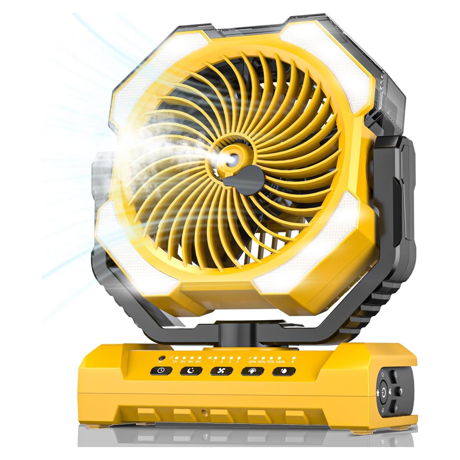 Ventilador Nebulizador Portátil Coolice F038 250ml 12000mAh