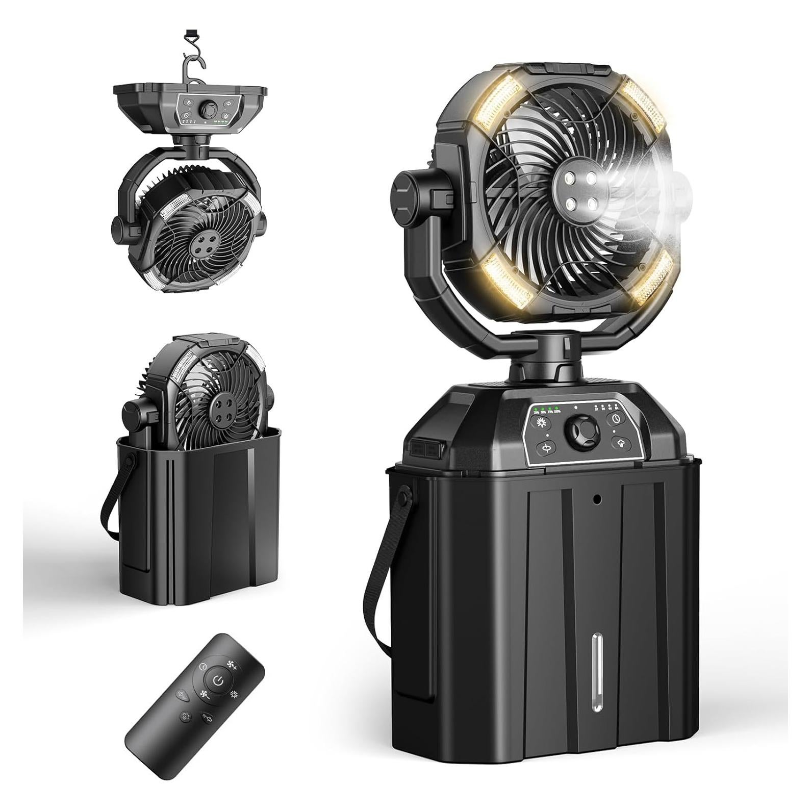 Ventilador de Nebulización Portátil XAP 9" Recargable 25000mAh