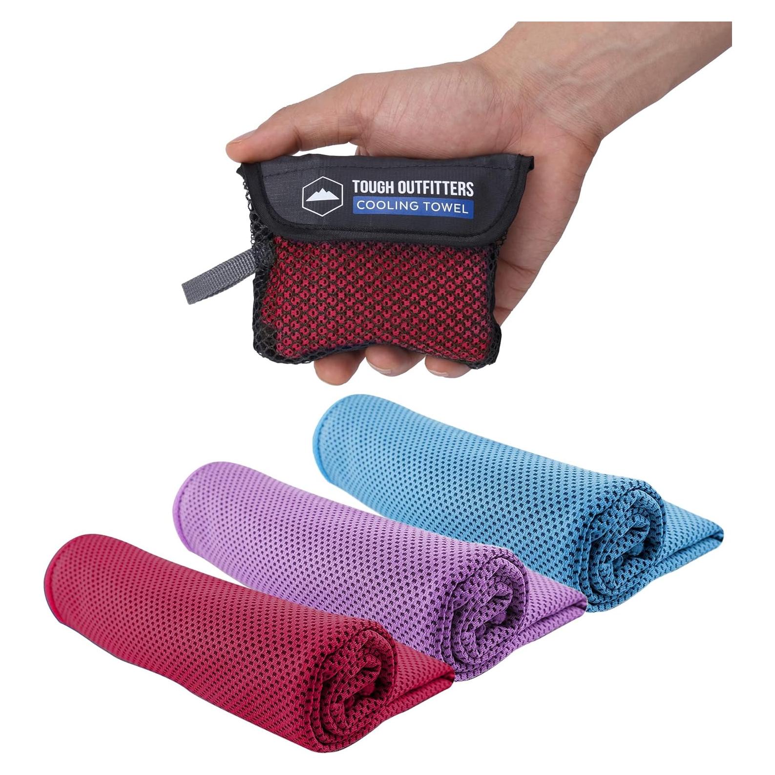 Toalla de Enfriamiento Tough Outdoors - Paquete de 3 - UPF 50+