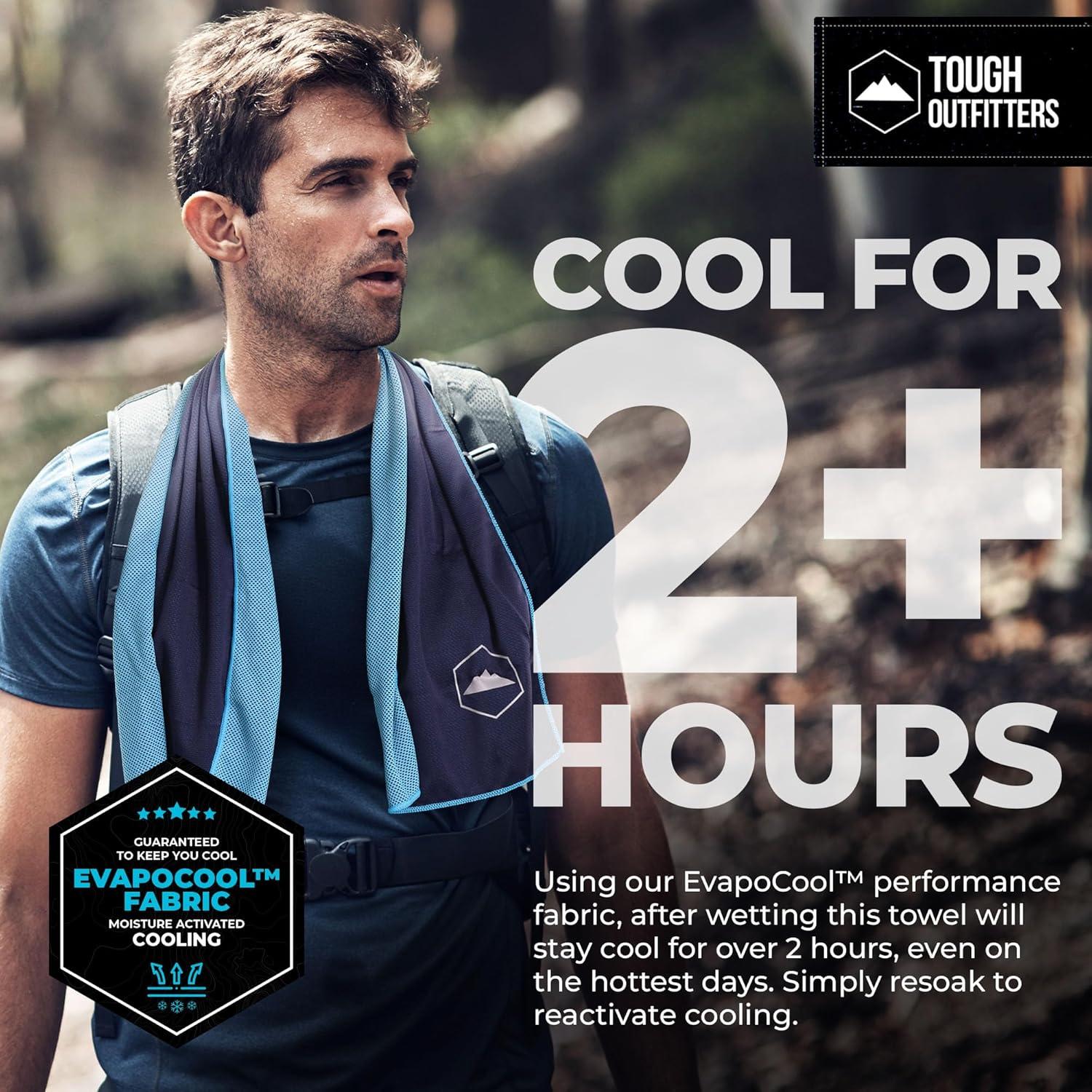 Toalla de Enfriamiento Tough Outdoors - Paquete de 3 - UPF 50+