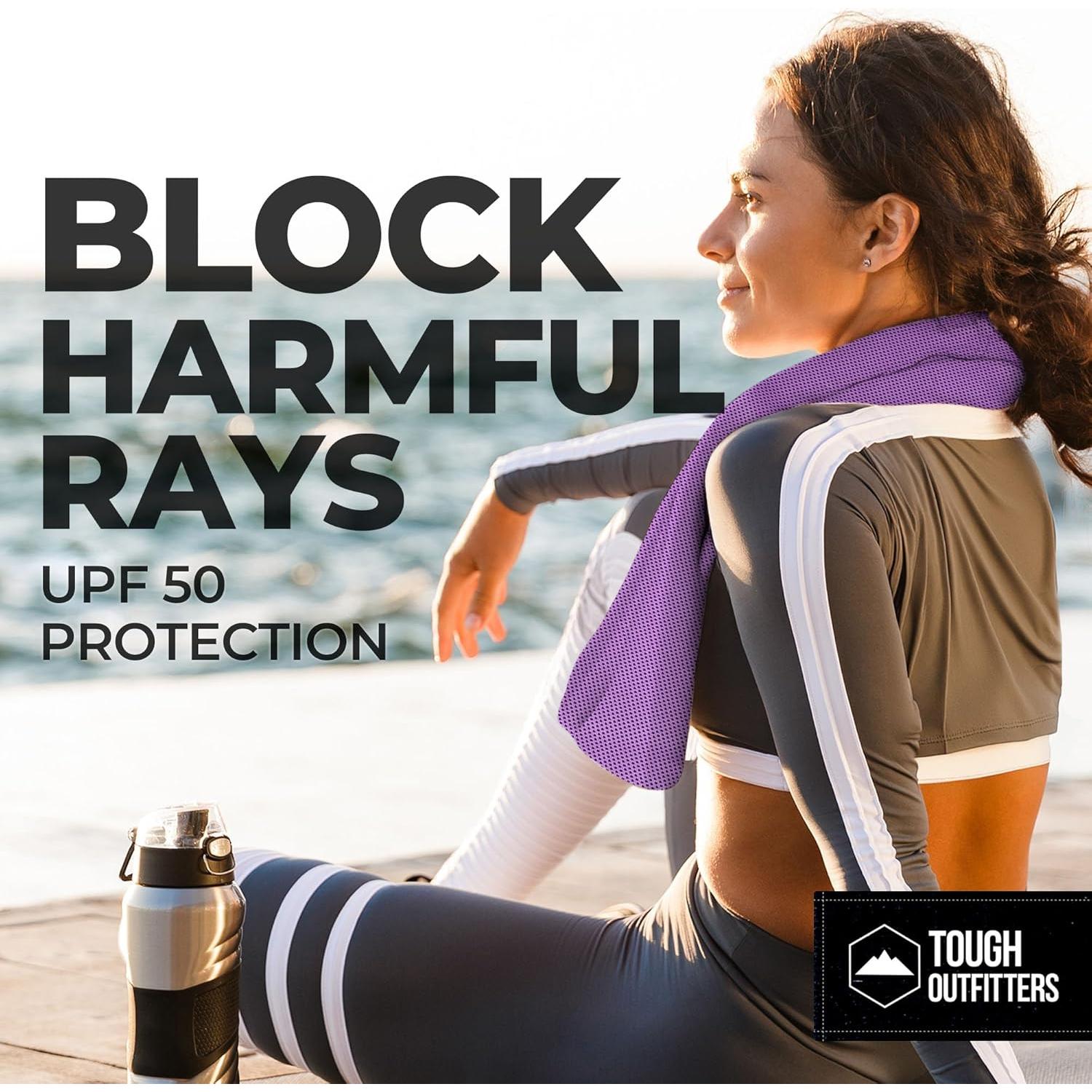 Toalla de Enfriamiento Tough Outdoors - Paquete de 3 - UPF 50+