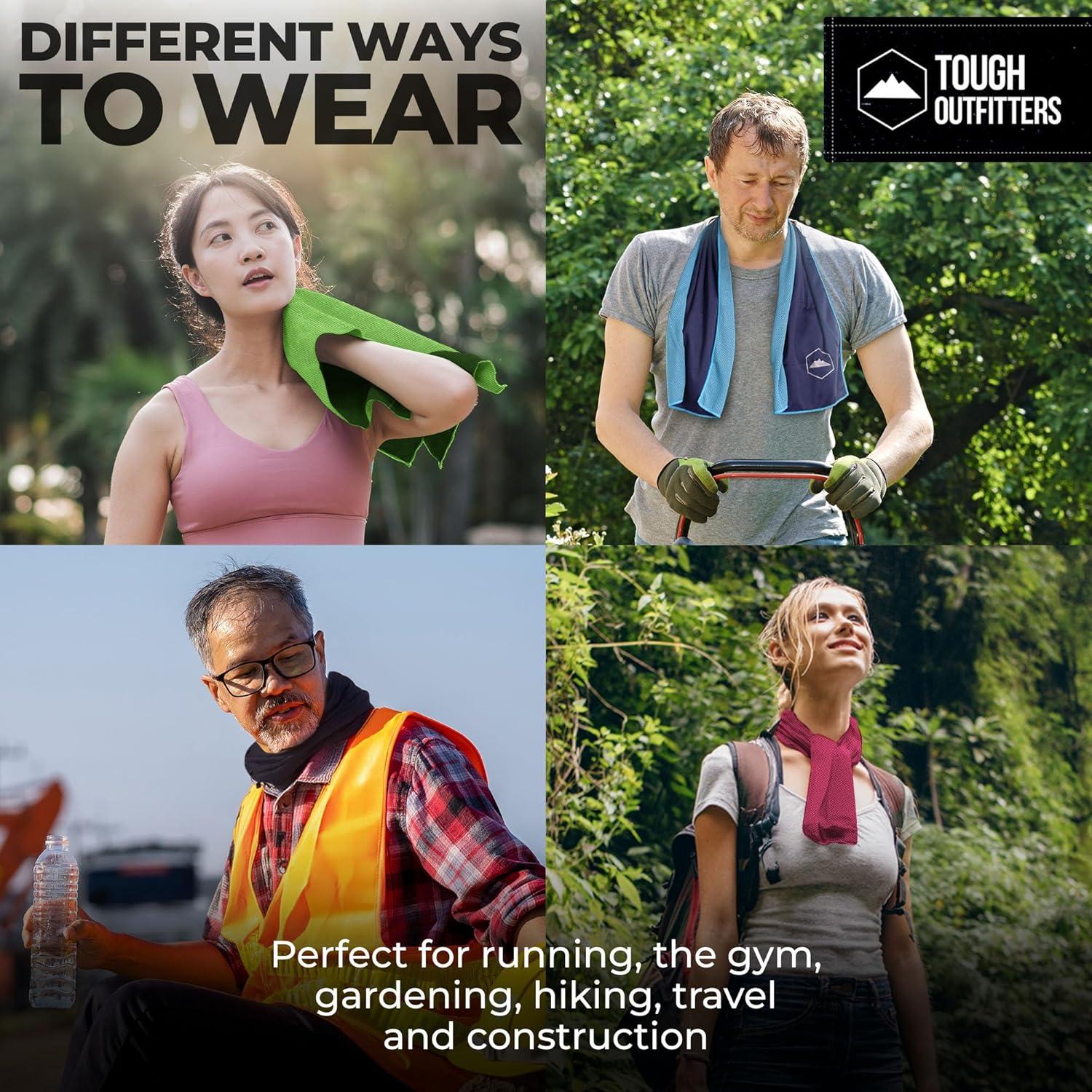 Toalla de Enfriamiento Tough Outdoors - Paquete de 3 - UPF 50+