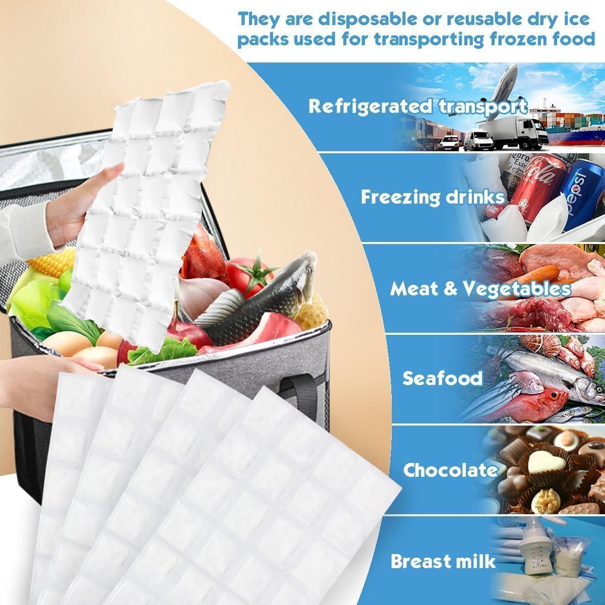 Hojas de Hielo Reutilizables WAQIWARON 43x28 cm - 6 Piezas