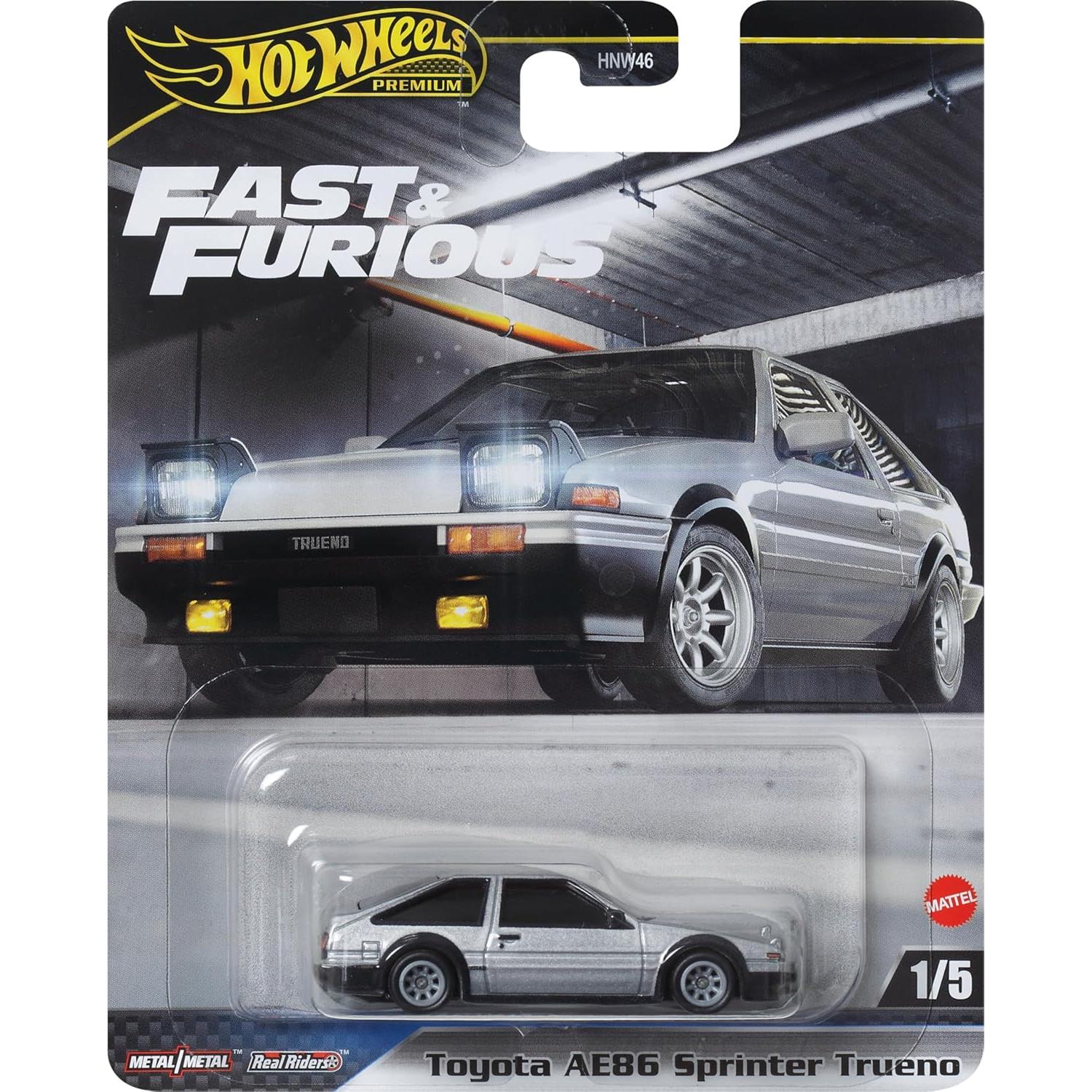 Coche de Juguete Hot Wheels AE86 1:64 Die-Cast Premium