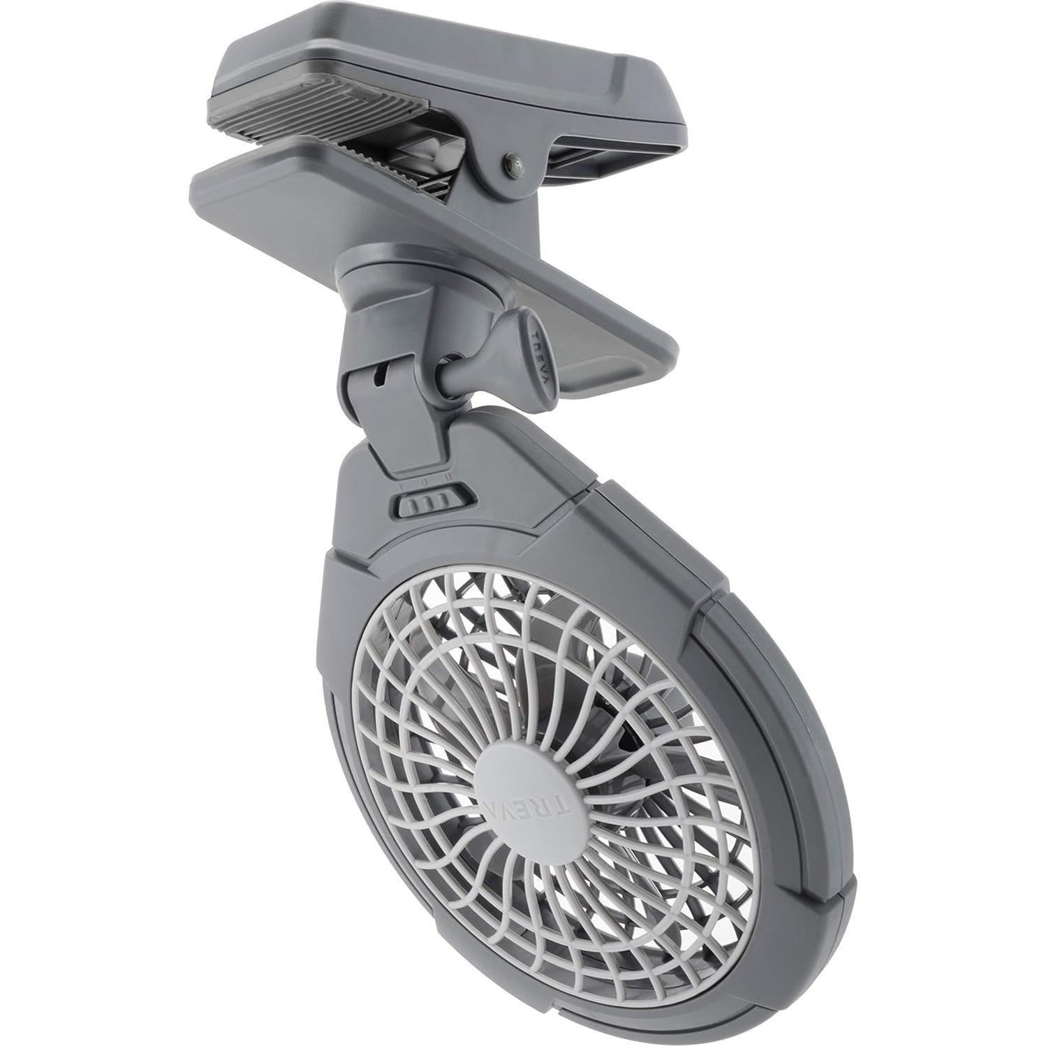 Ventilador Clip Portátil Treva 5" Batería 2 Paquete