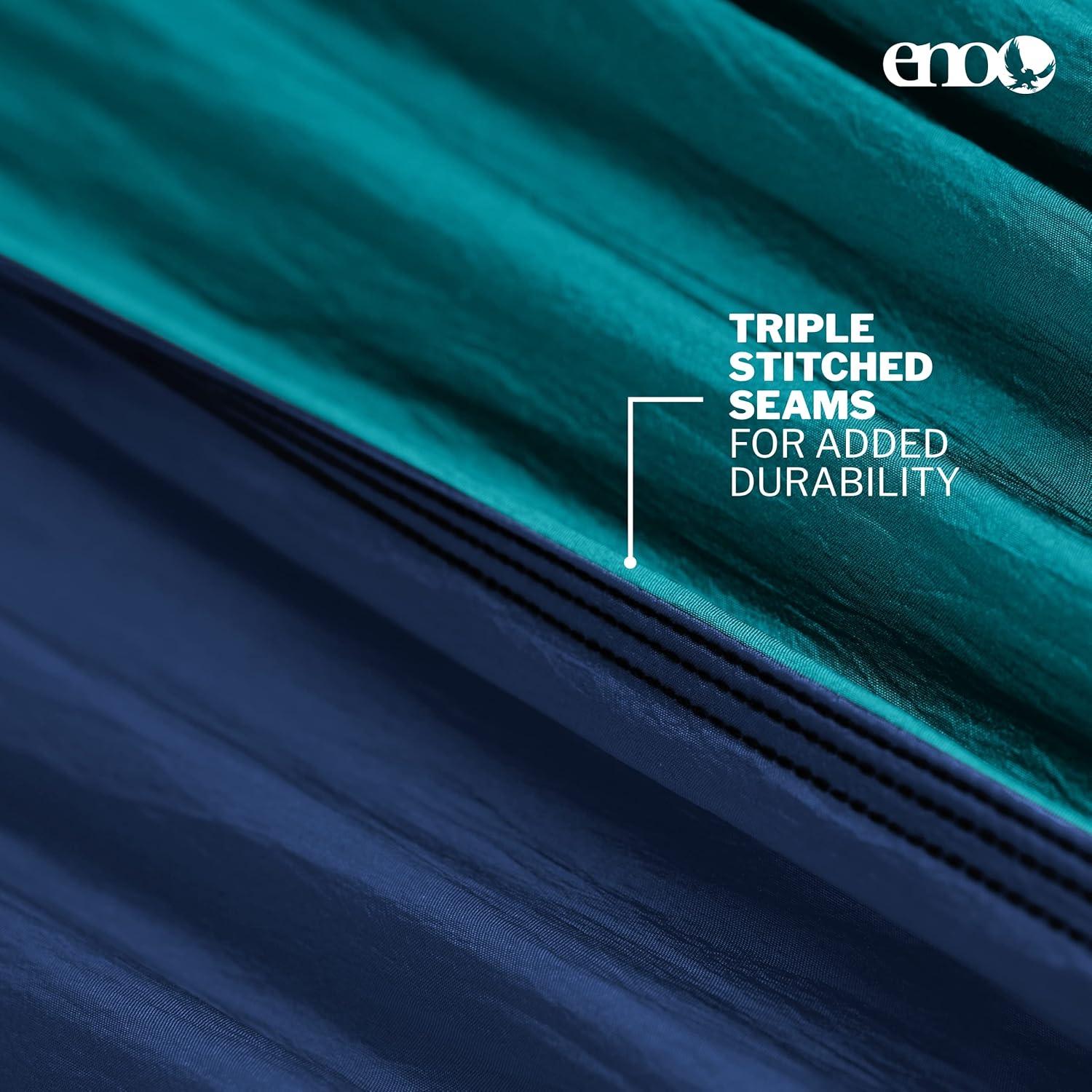 Hamaca ENO SingleNest - Ligera para 1 Persona - Verde Agua/Navy