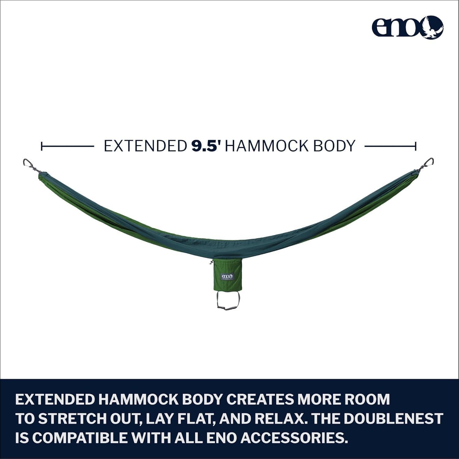 Hamaca Doble ENO DoubleNest Marino/Cedar 2.9m