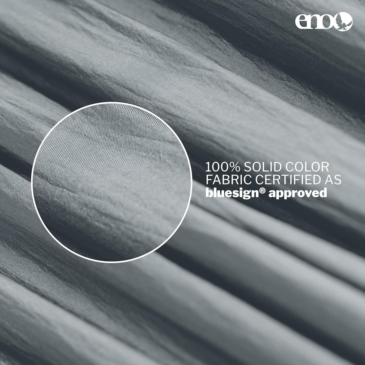 Hamaca ENO SingleNest - Ligera para 1 Persona - Gris/Verde Agua