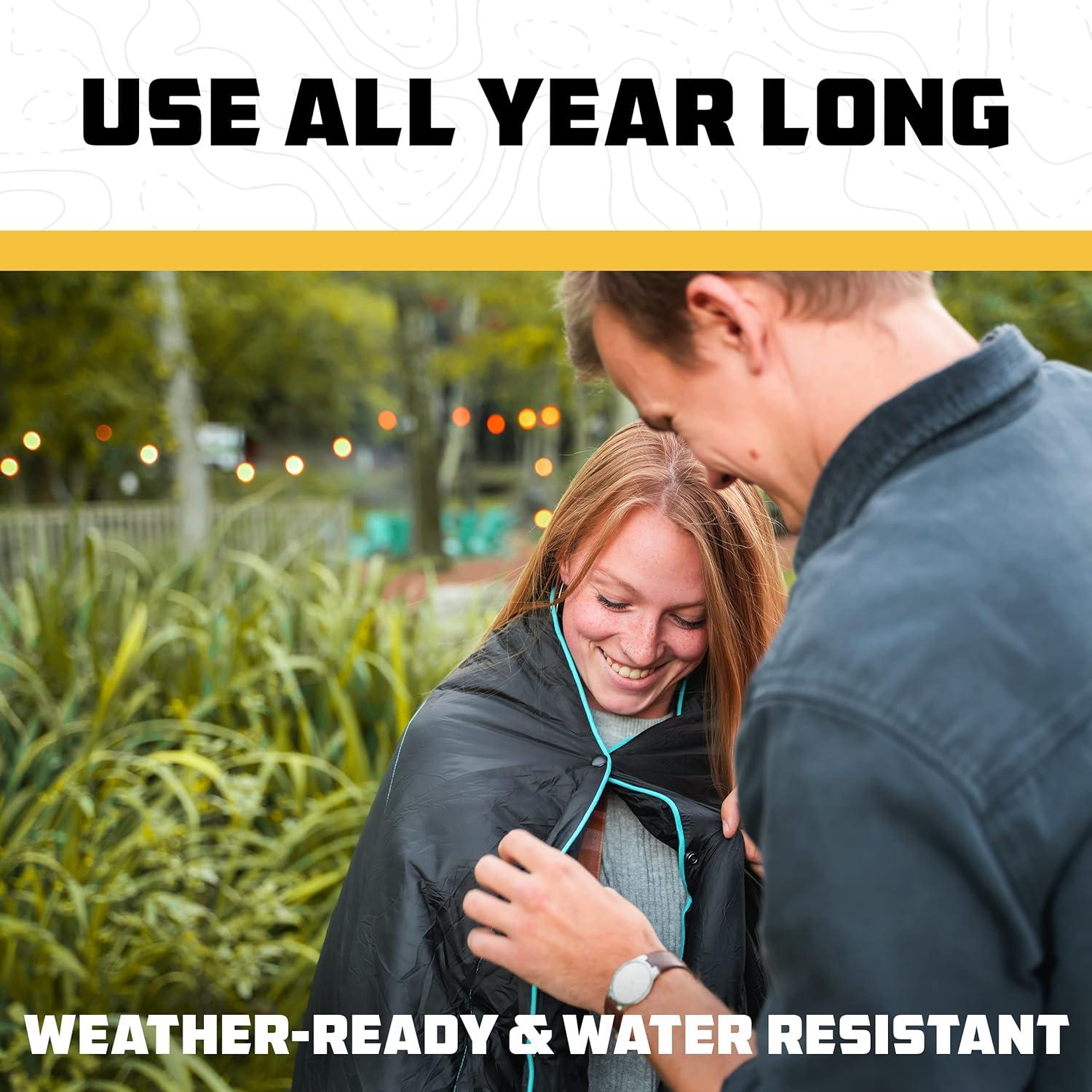 Manta de Camping Wise Owl Outfitters - Nylon A Prueba de Agua 198x140 cm